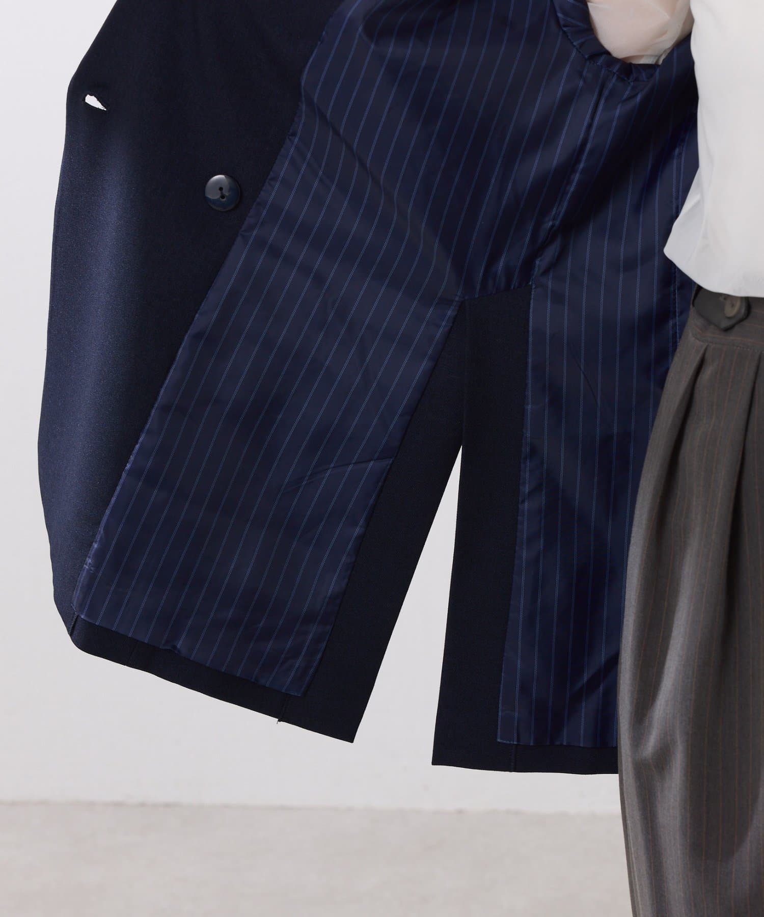 COLLAGE GALLARDAGALANTE(コラージュ ガリャルダガランテ) 【最大3BUY15％OFF！セレモニーフェア対象】ウールライクダブルジャケット/カセット服/セレモニー