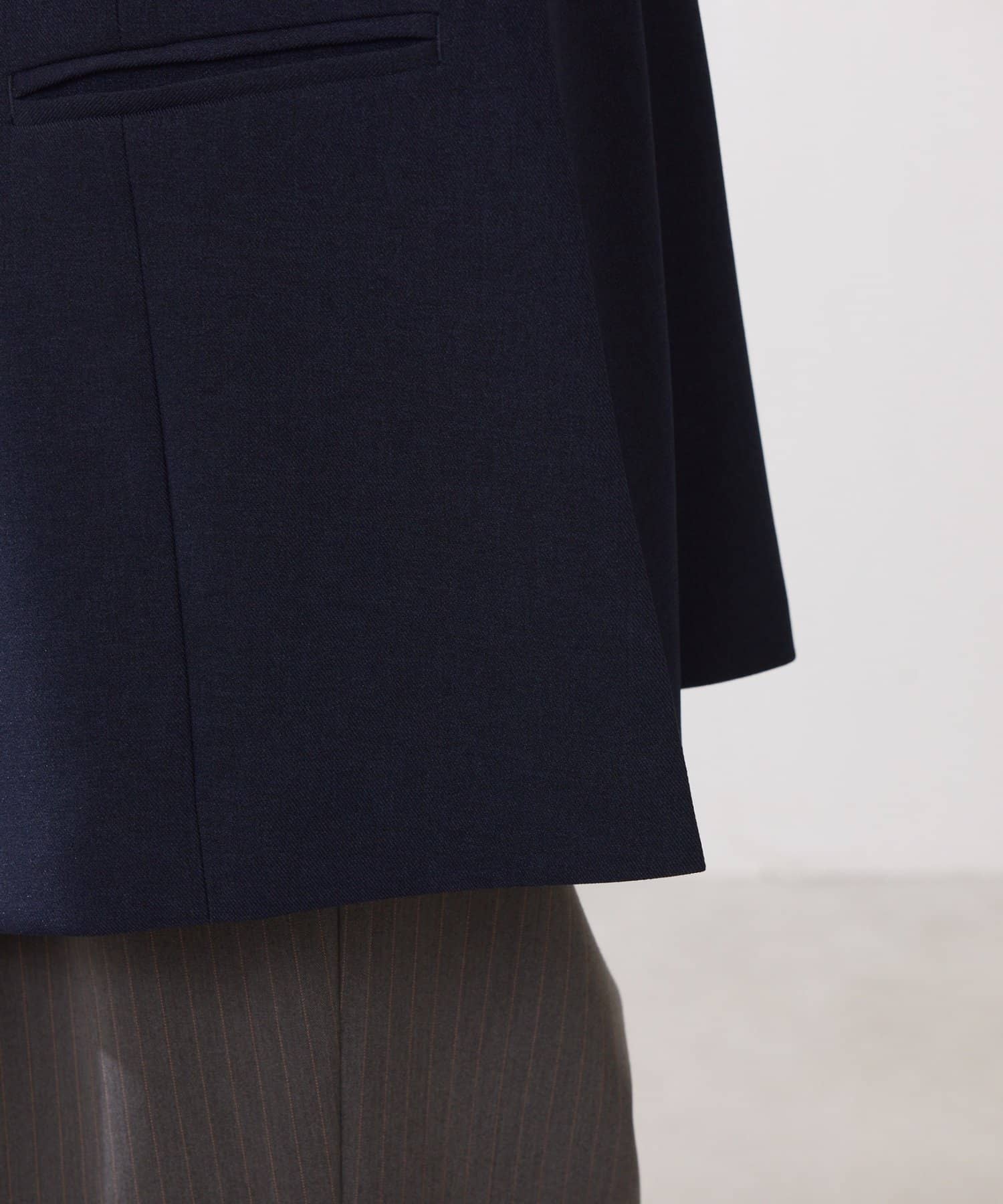 COLLAGE GALLARDAGALANTE(コラージュ ガリャルダガランテ) 【最大3BUY15％OFF！セレモニーフェア対象】ウールライクダブルジャケット/カセット服/セレモニー