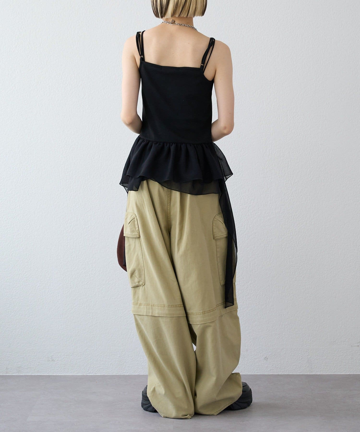 w closet(ダブルクローゼット) 【25AW】イレヘムキャミ