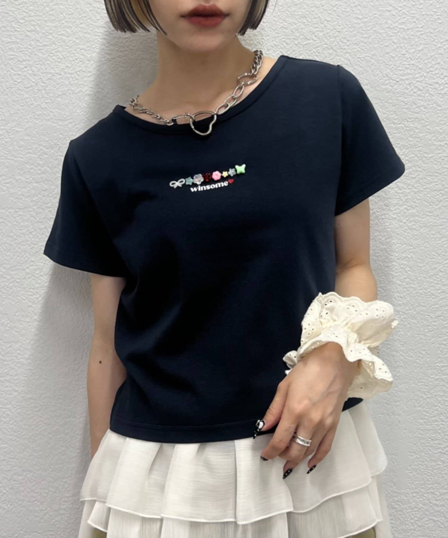 w closet(ダブルクローゼット) カラフルビーズT