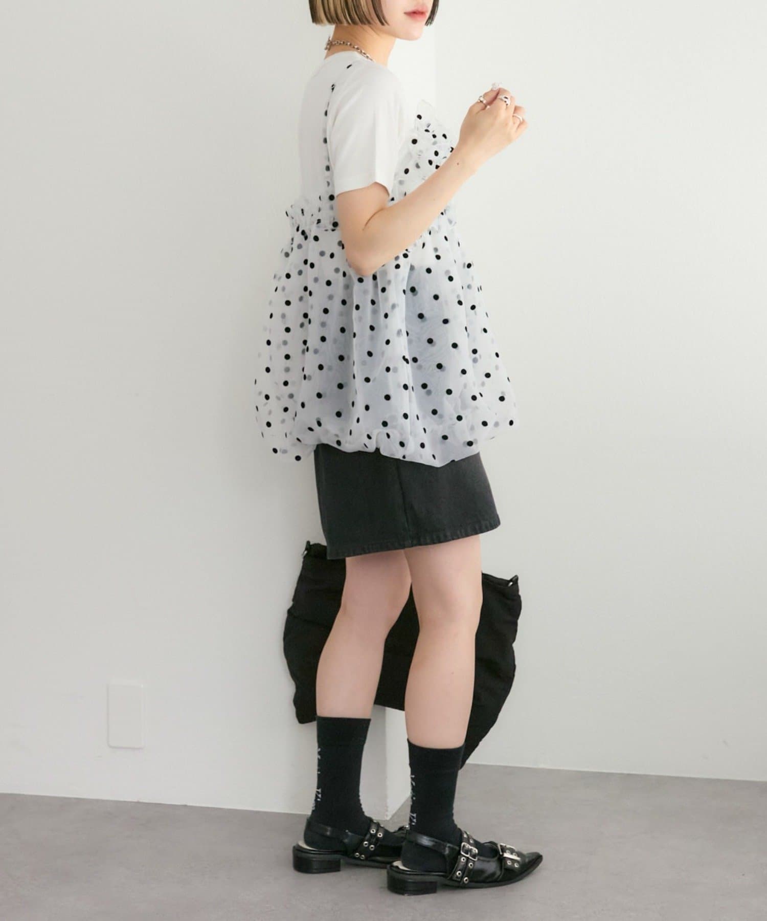 w closet(ダブルクローゼット) 【25AW】デニムスカパン
