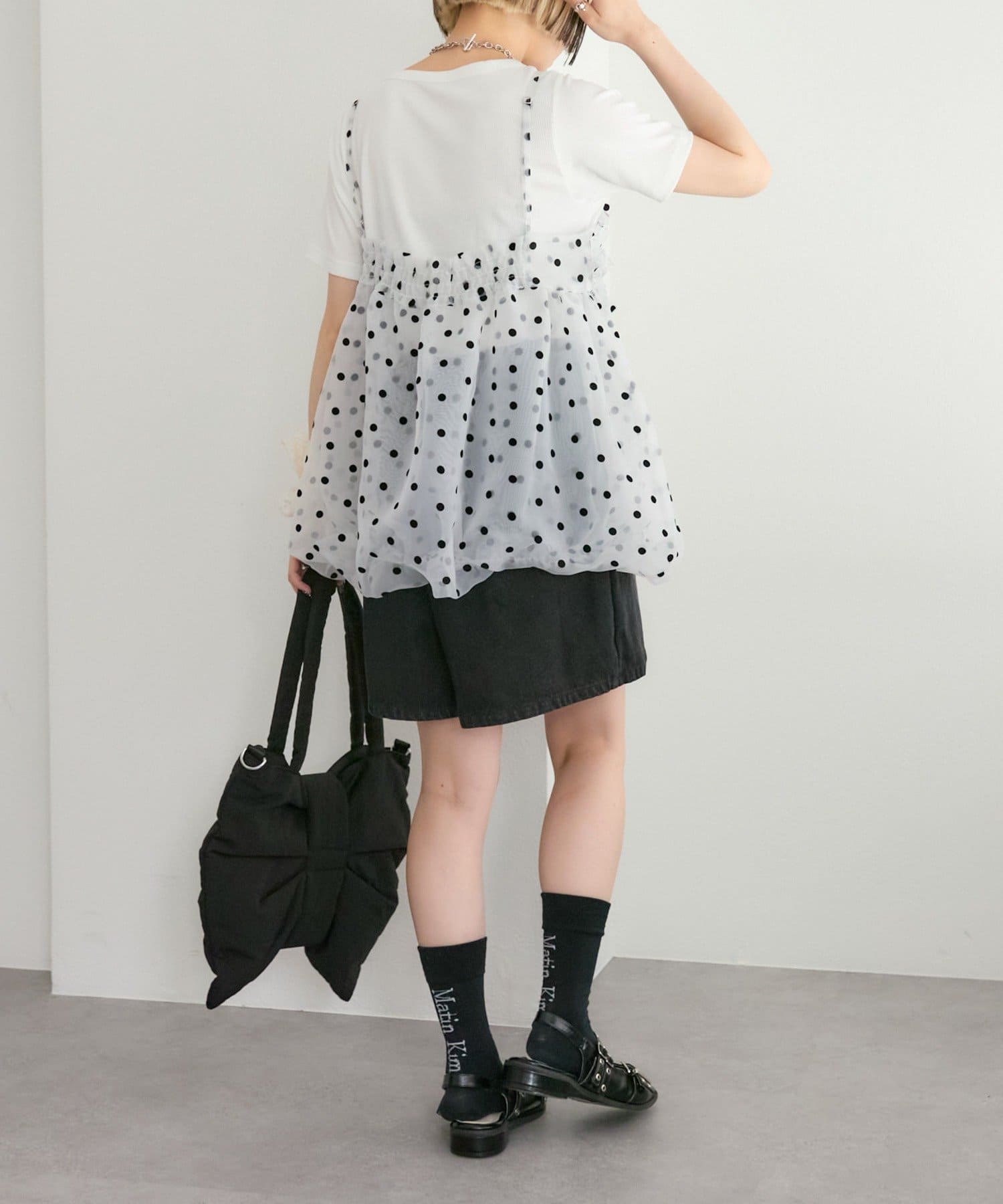 w closet(ダブルクローゼット) 【25AW】デニムスカパン