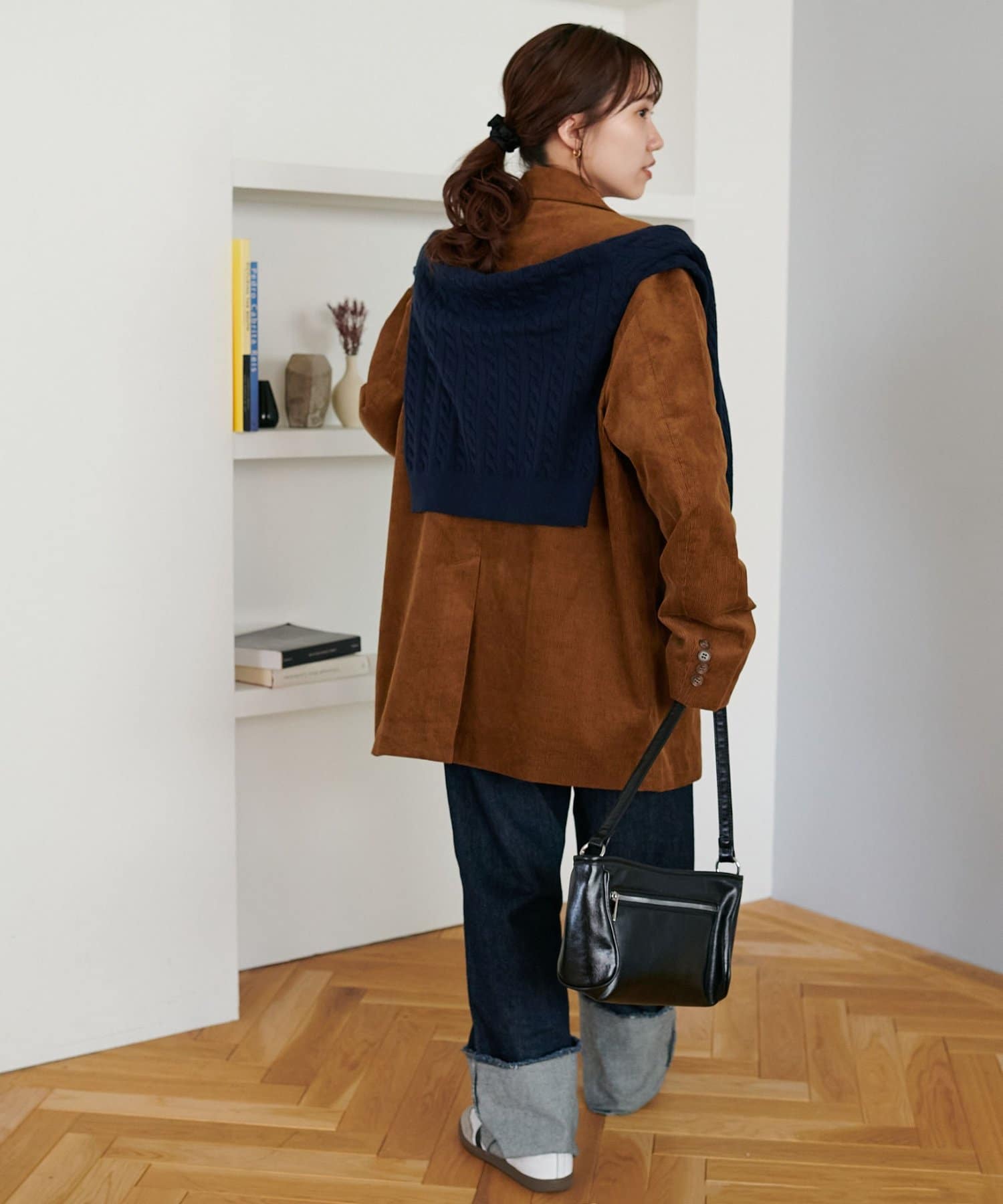 DISCOAT(ディスコート) 【ユニセックス】コーデュロイWブレストジャケット《セットアップ対応》