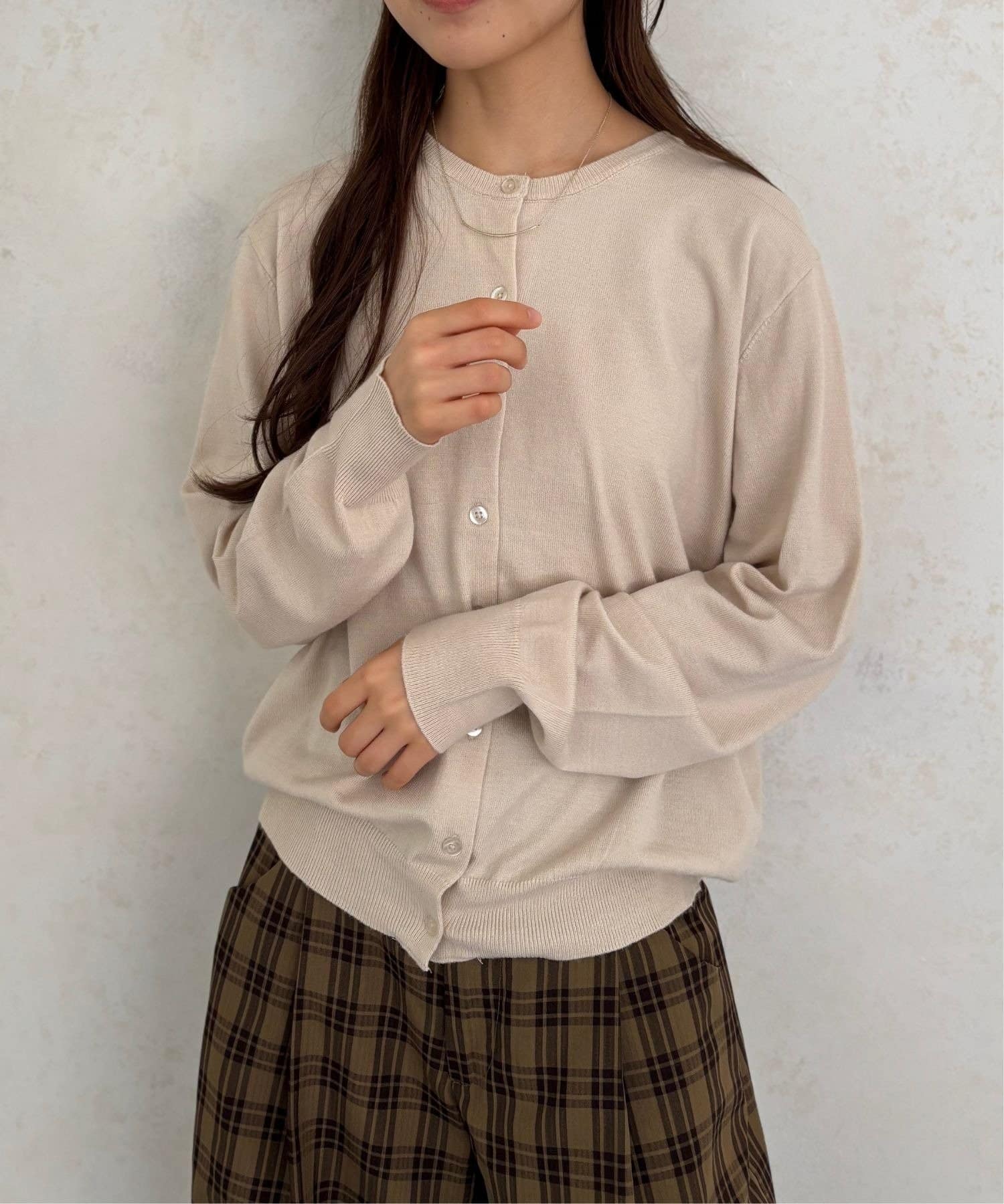 LOCUST(ローカスト) クルーニットカーディガン