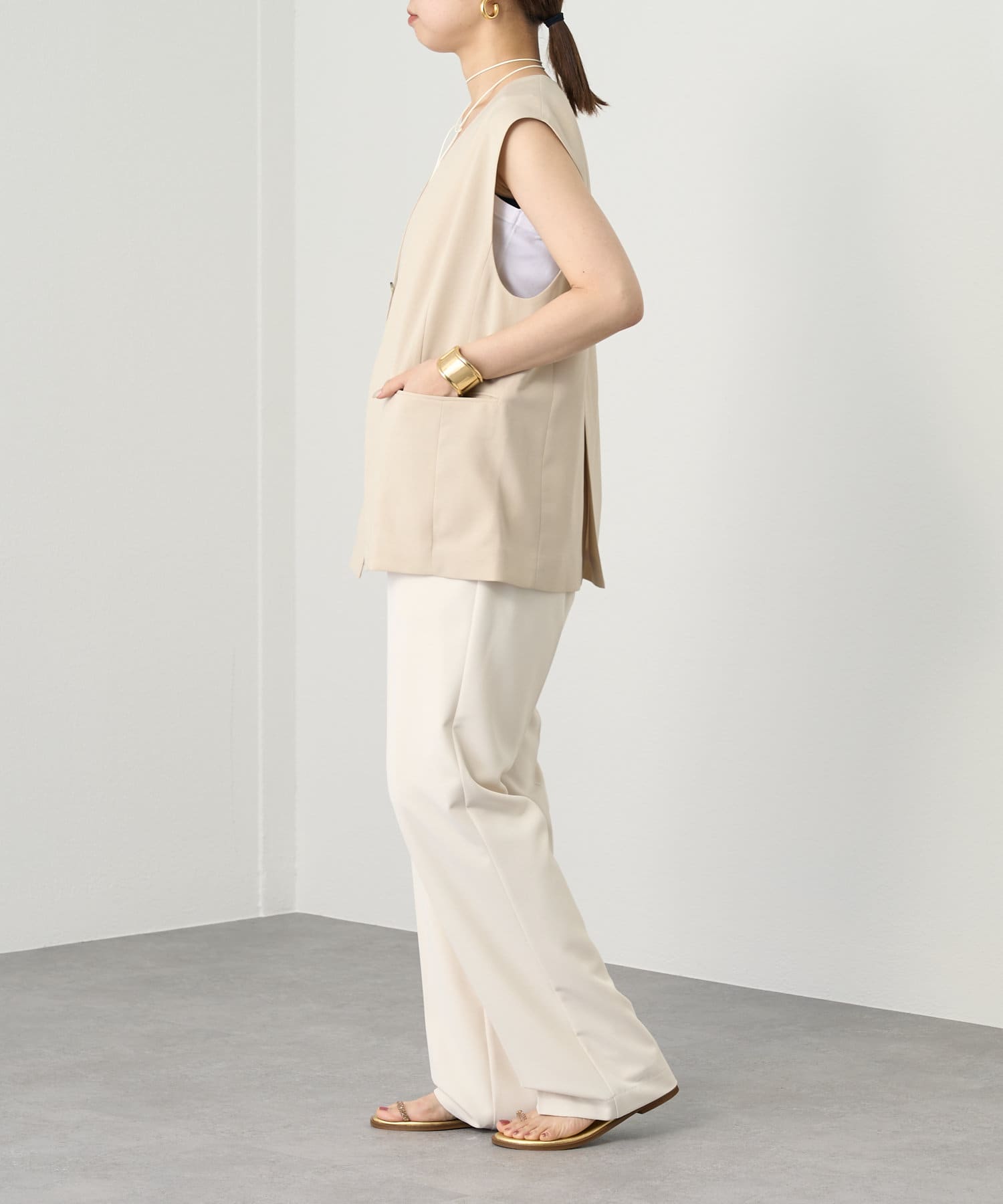 LOUNGEDRESS（ラウンジドレス）の「【WEB限定】リネンジレ