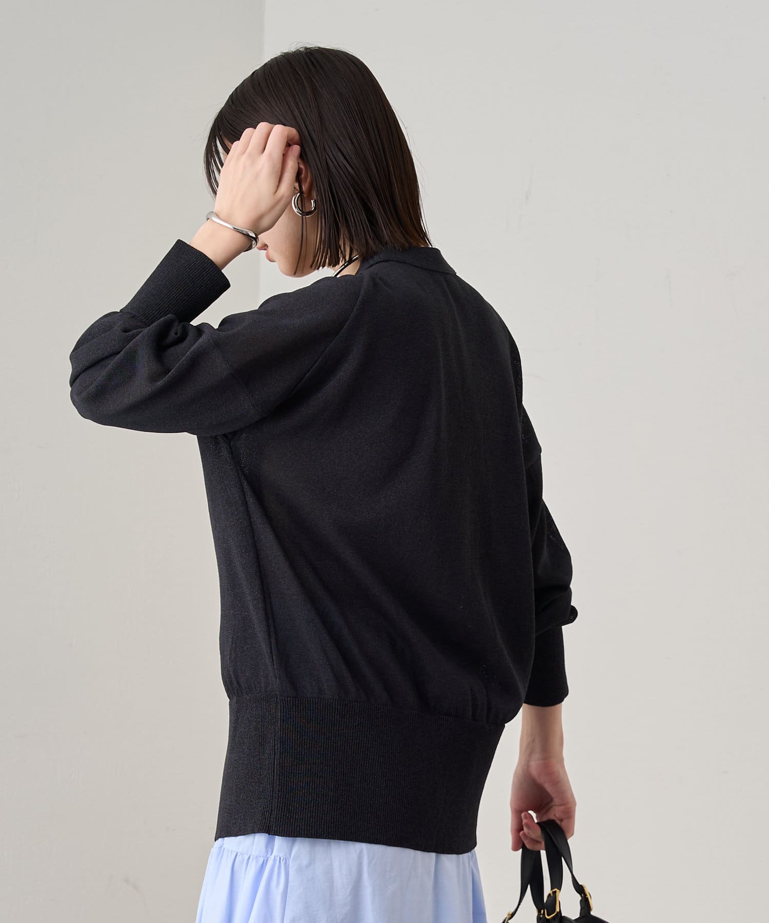 OUTLET(アウトレット) 【Loungedress】和紙ニットカーディガン
