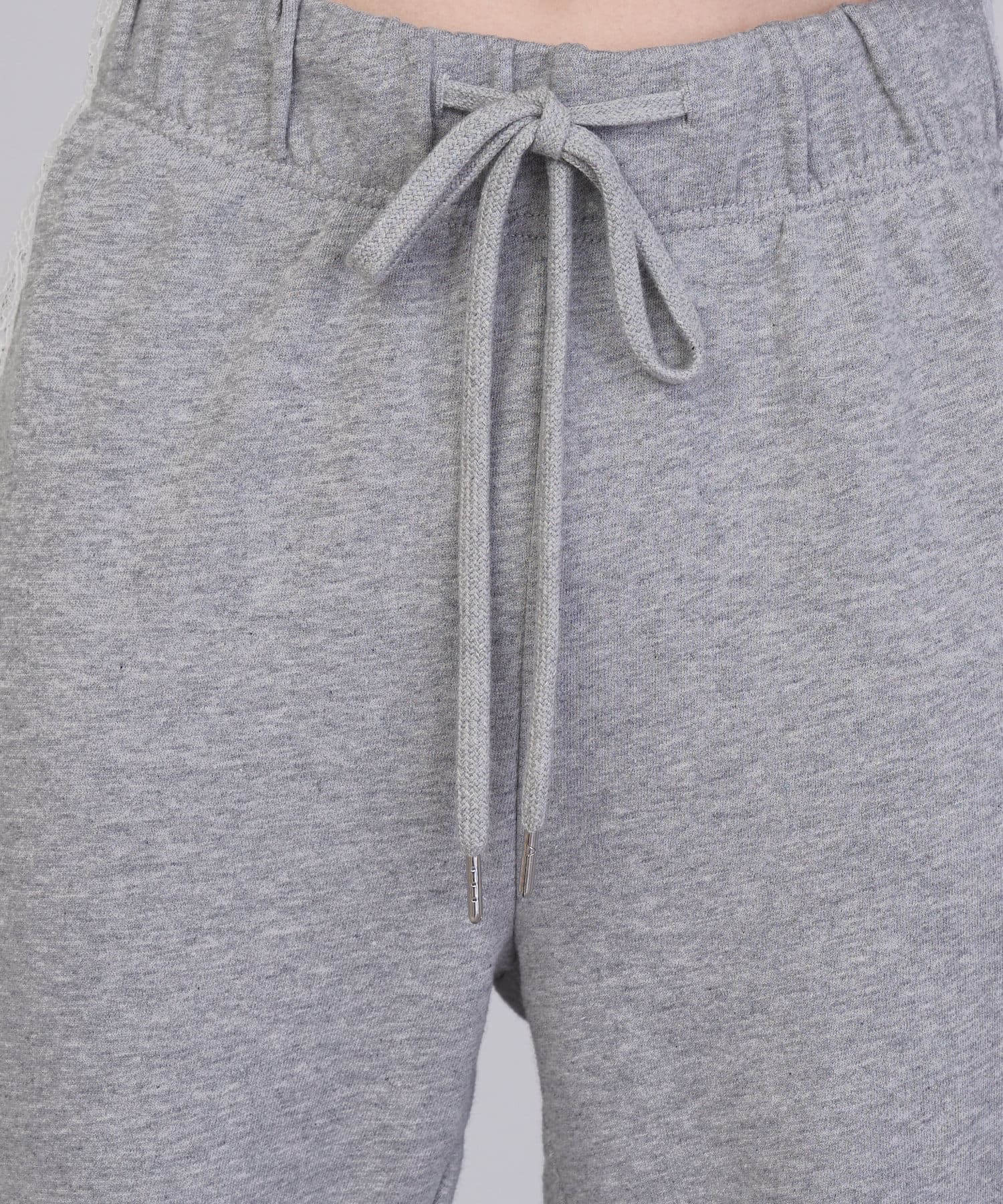 OUTLET(アウトレット) 【RAY CASSIN】ピグメントレースフレアスウェットパンツ