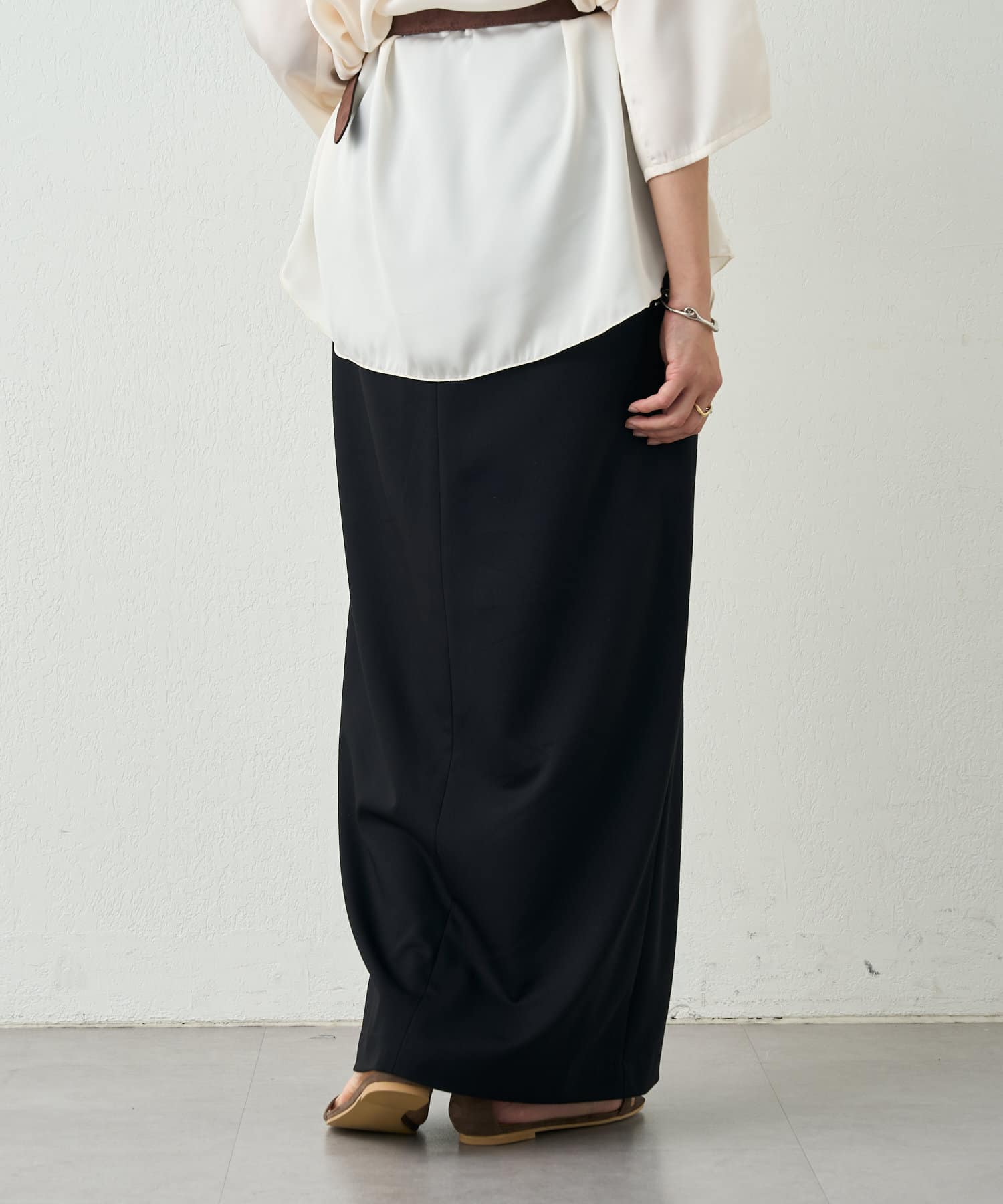 OUTLET(アウトレット) 【SHENERY】フロントスリットタイトスカート