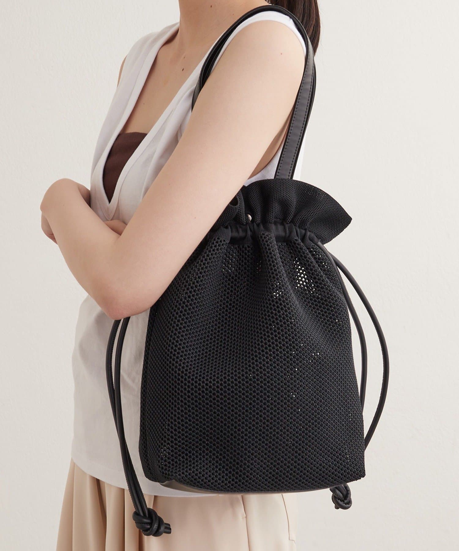 earthy_】メッシュ巾着Bag | OUTLET(アウトレット)レディース