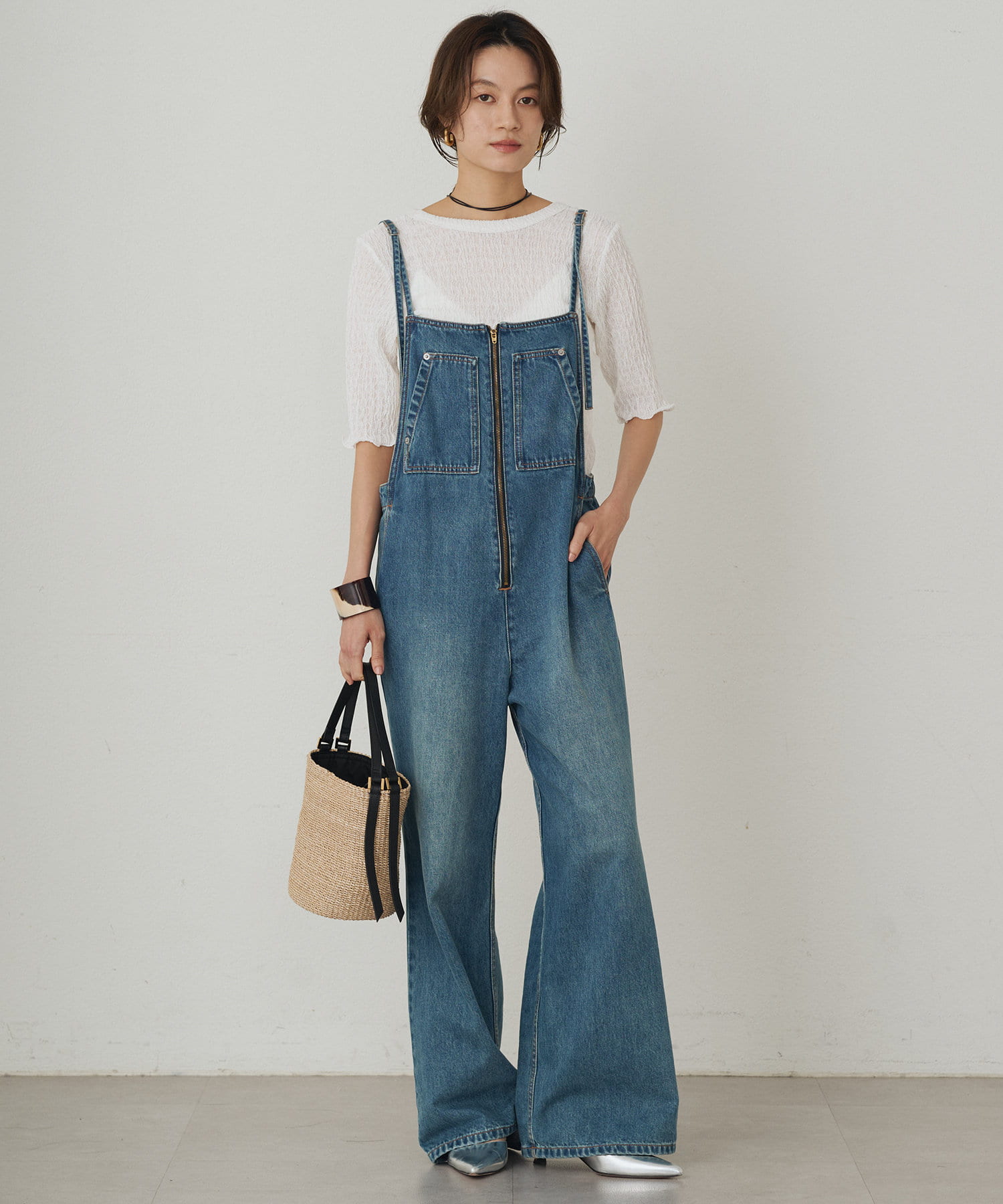 Loungedress シャーリングブラウス アイボリー - メルカリ