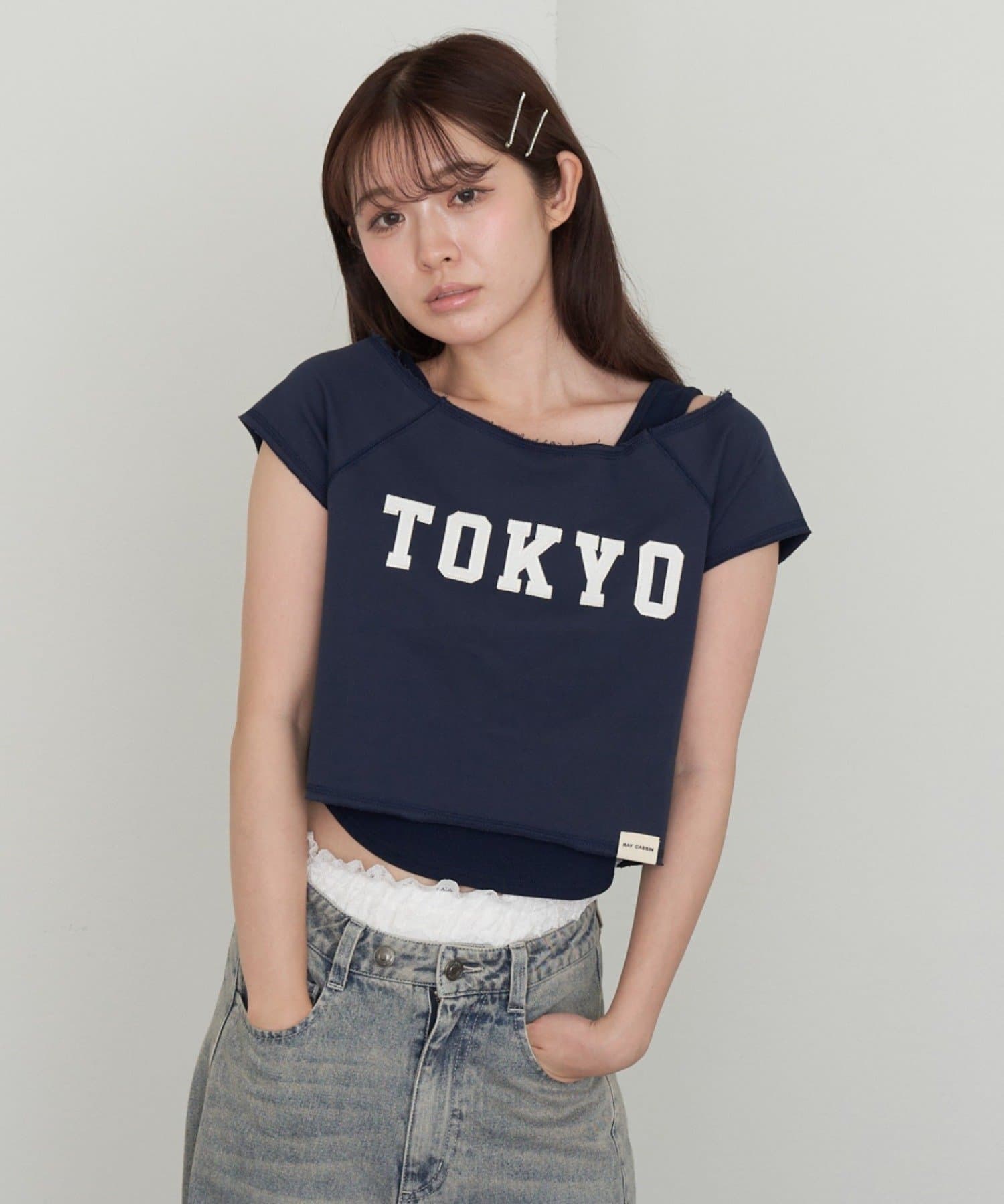 OUTLET(アウトレット) 【RAY CASSIN】タンクセットロゴチビTシャツ