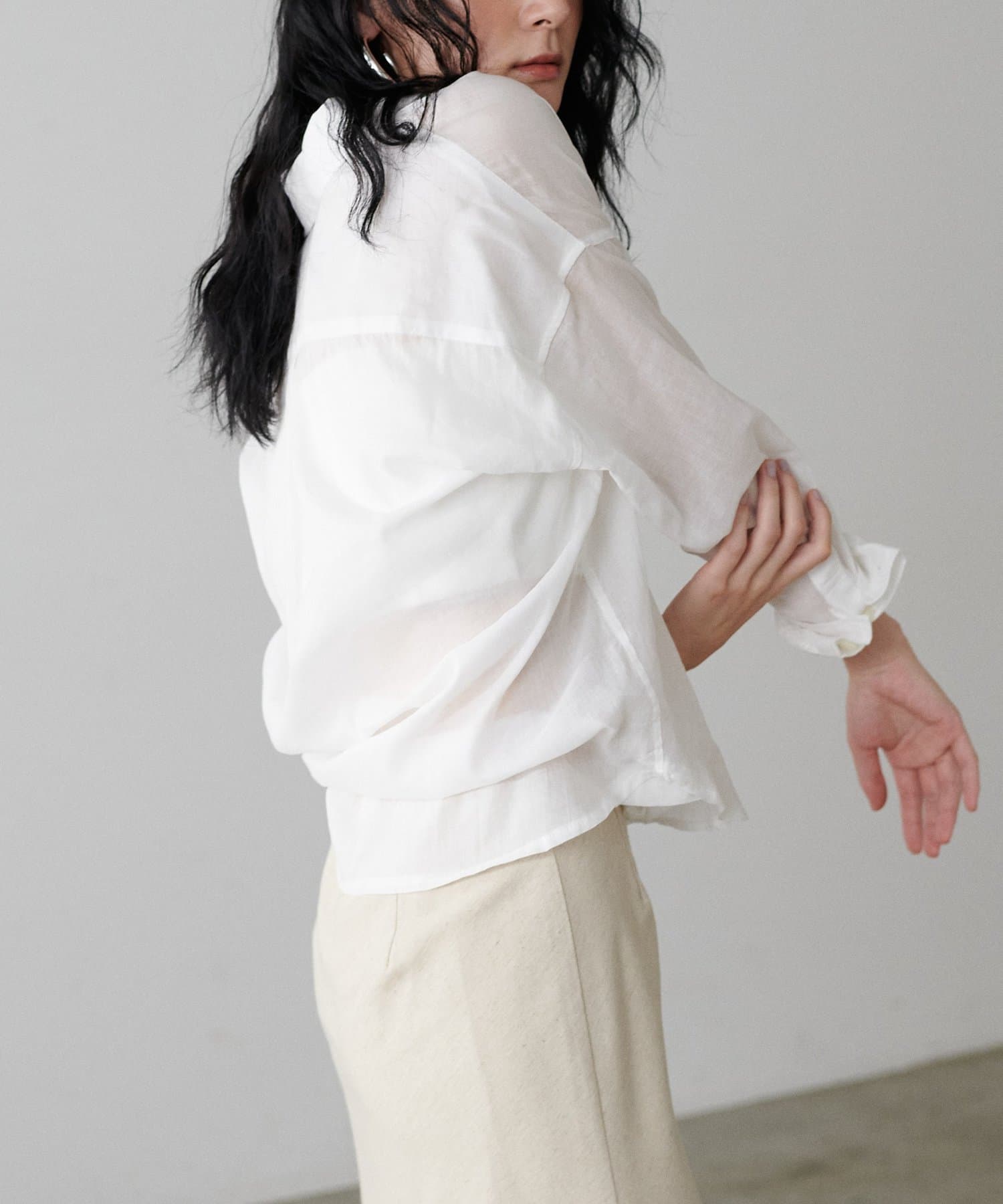 ブラウス シャツ 「LARUTA」ラミーカシュクールシャツ レディース LARUTA｜ラミーカシュクールシャツ | Rakuten Fashion(楽天