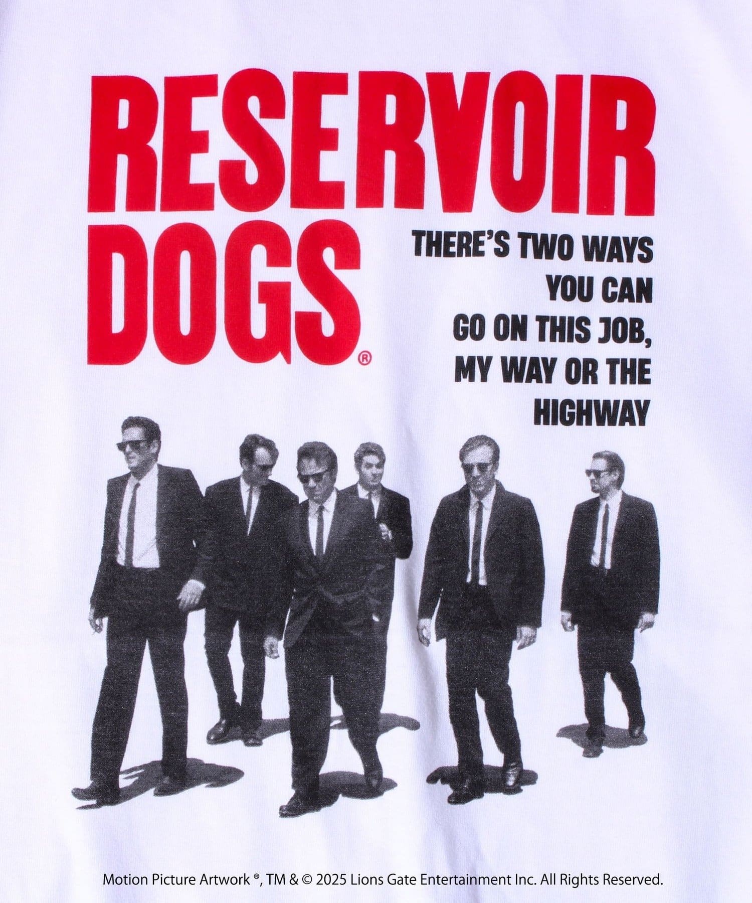 FREDY & GLOSTER(フレディ アンド グロスター) 【GOOD ROCK SPEED】RESERVOIR DOGS/プリントTシャツ