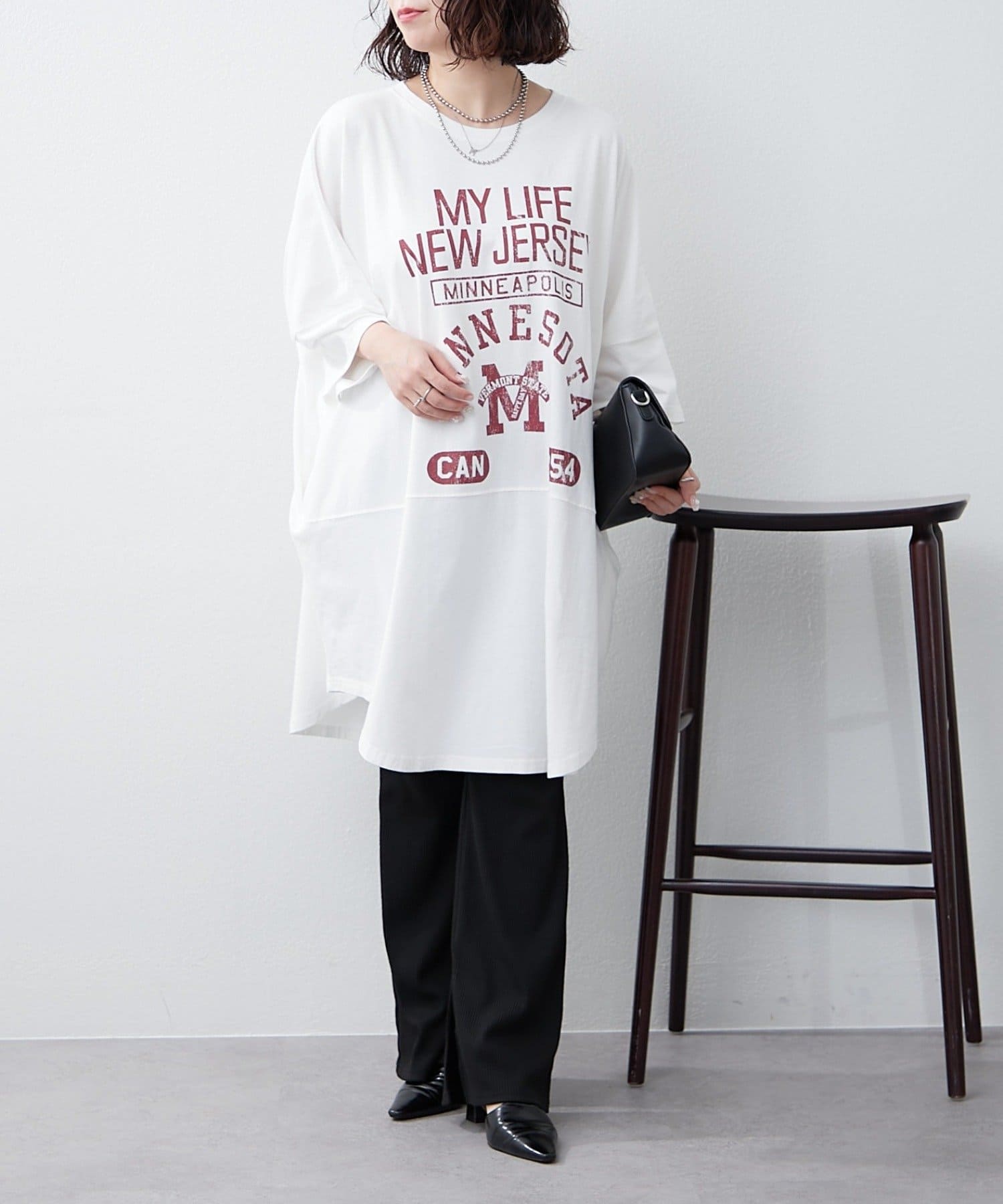 Remind me and forever(リマインドミーアンドフォーエバー) 【NAO】ピグメントBIGTシャツ