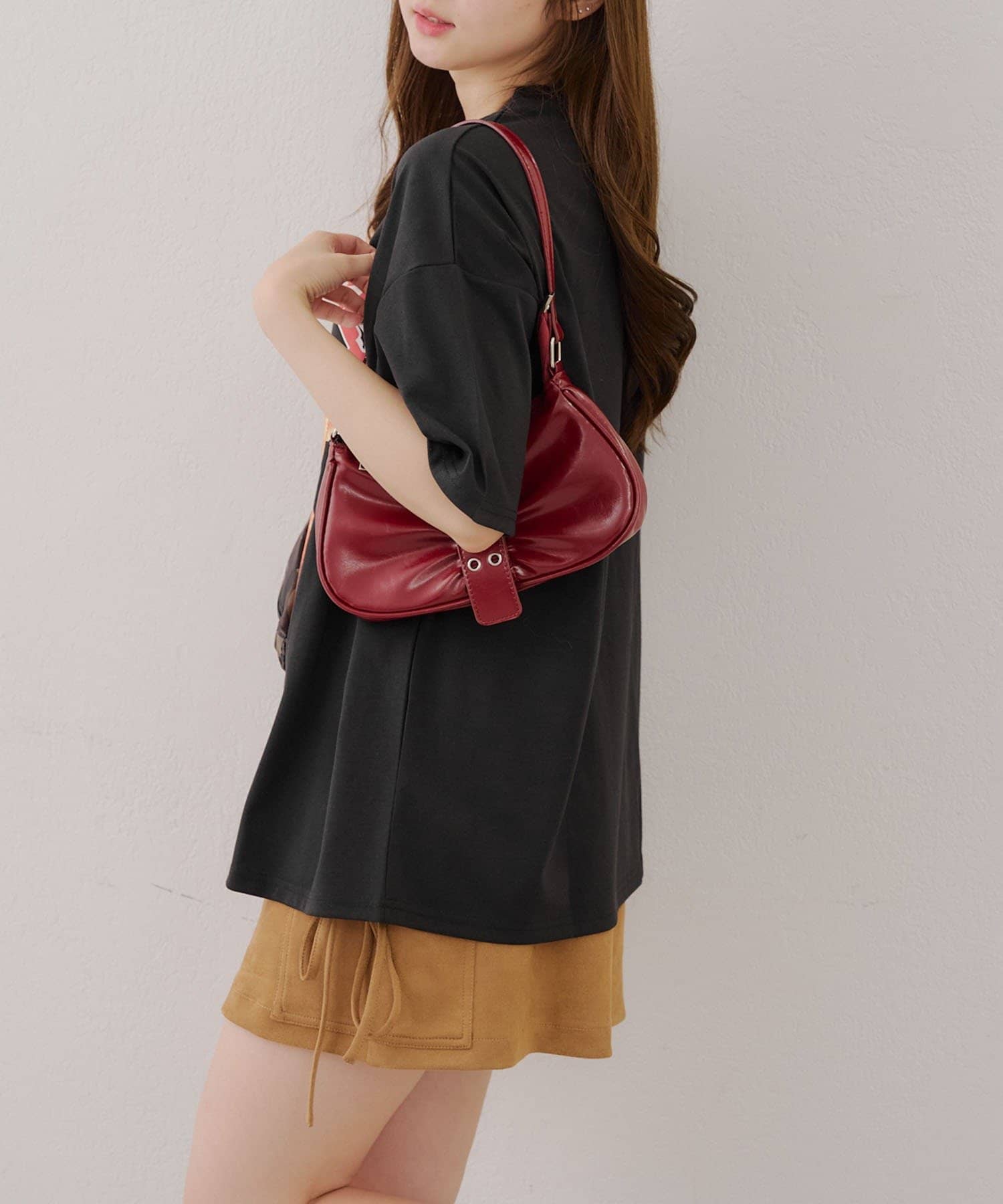 NICE CLAUP / OLIVE des OLIVE OUTLET(ナイスクラップ  / オリーブ デ オリーブ アウトレット) 【RMAF】くまポーチ付Tシャツ