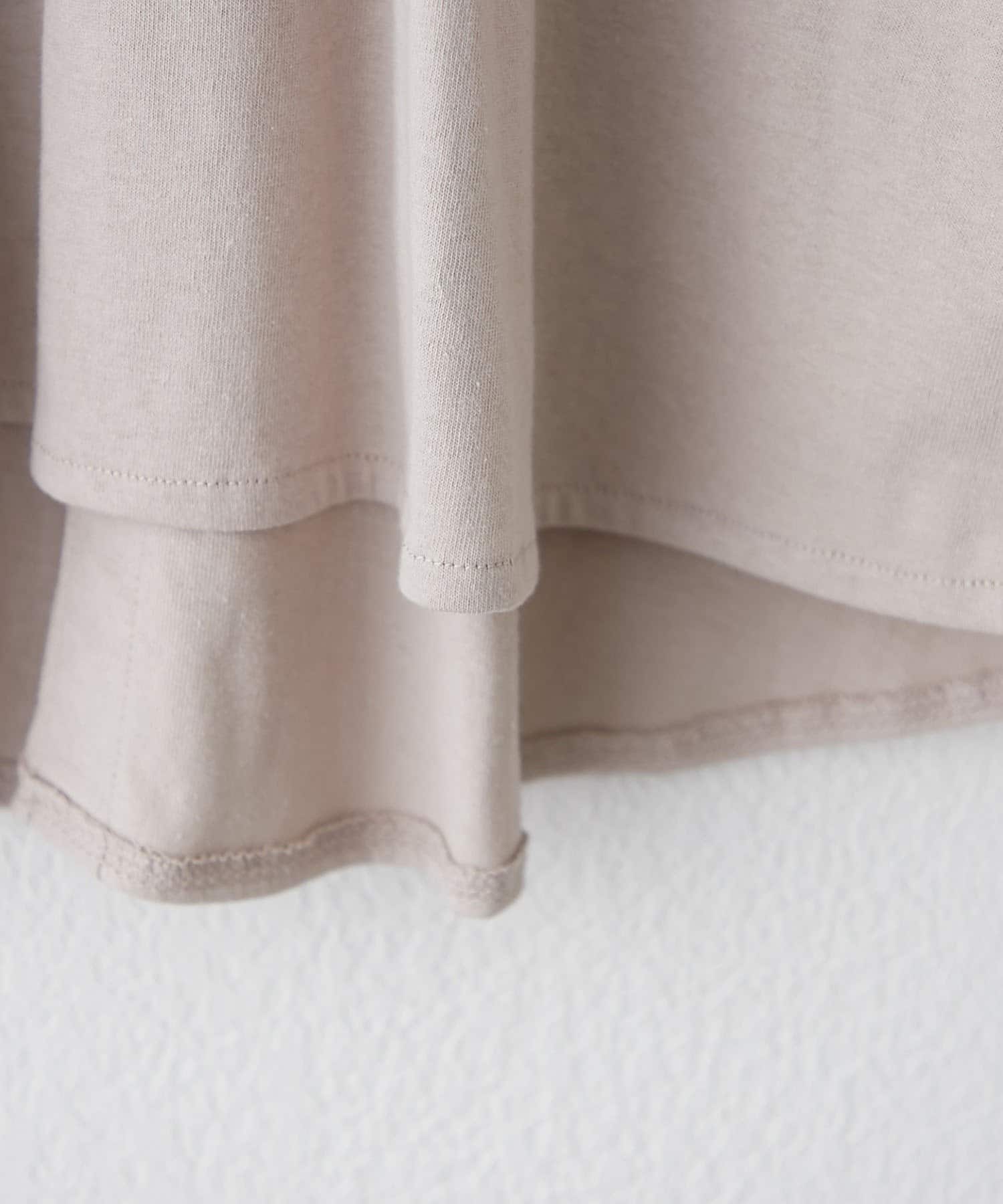 NICE CLAUP / OLIVE des OLIVE OUTLET(ナイスクラップ  / オリーブ デ オリーブ アウトレット) 【RMAF】色々釦チュニックTシャツ