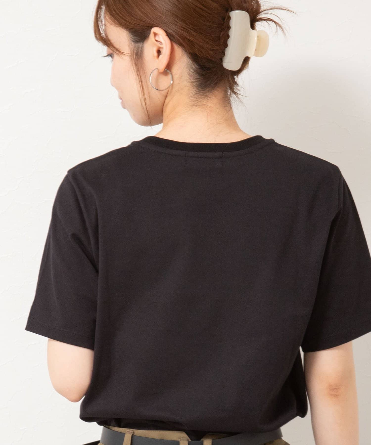 NOLLEY'S(ノーリーズ) BONJOUR刺繍Tシャツ