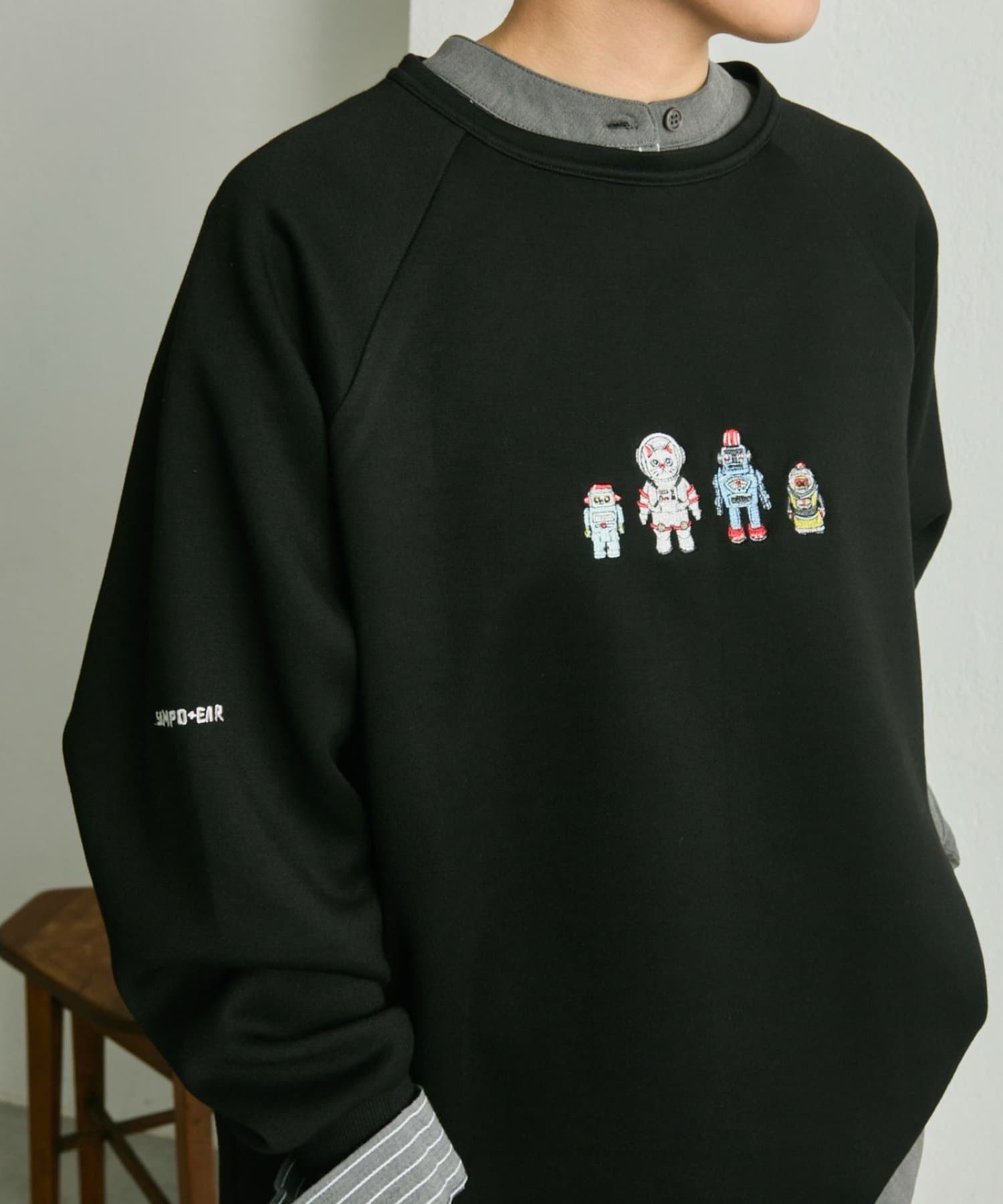 ear PAPILLONNER(イア パピヨネ) 《手洗い可》sampo×earコラボ スペーストイスウェット