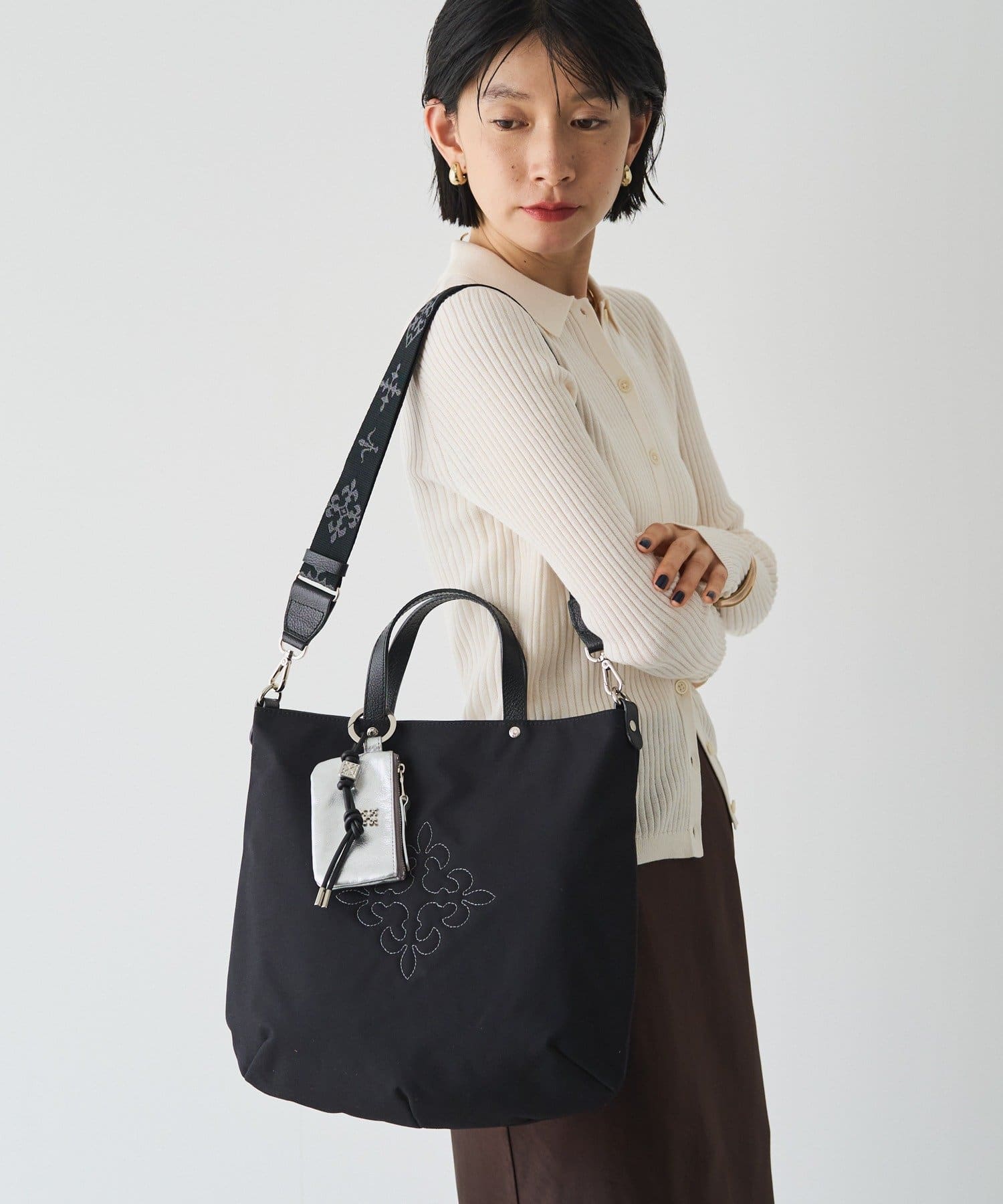 russet(ラシット) レザーコードバッグチャーム