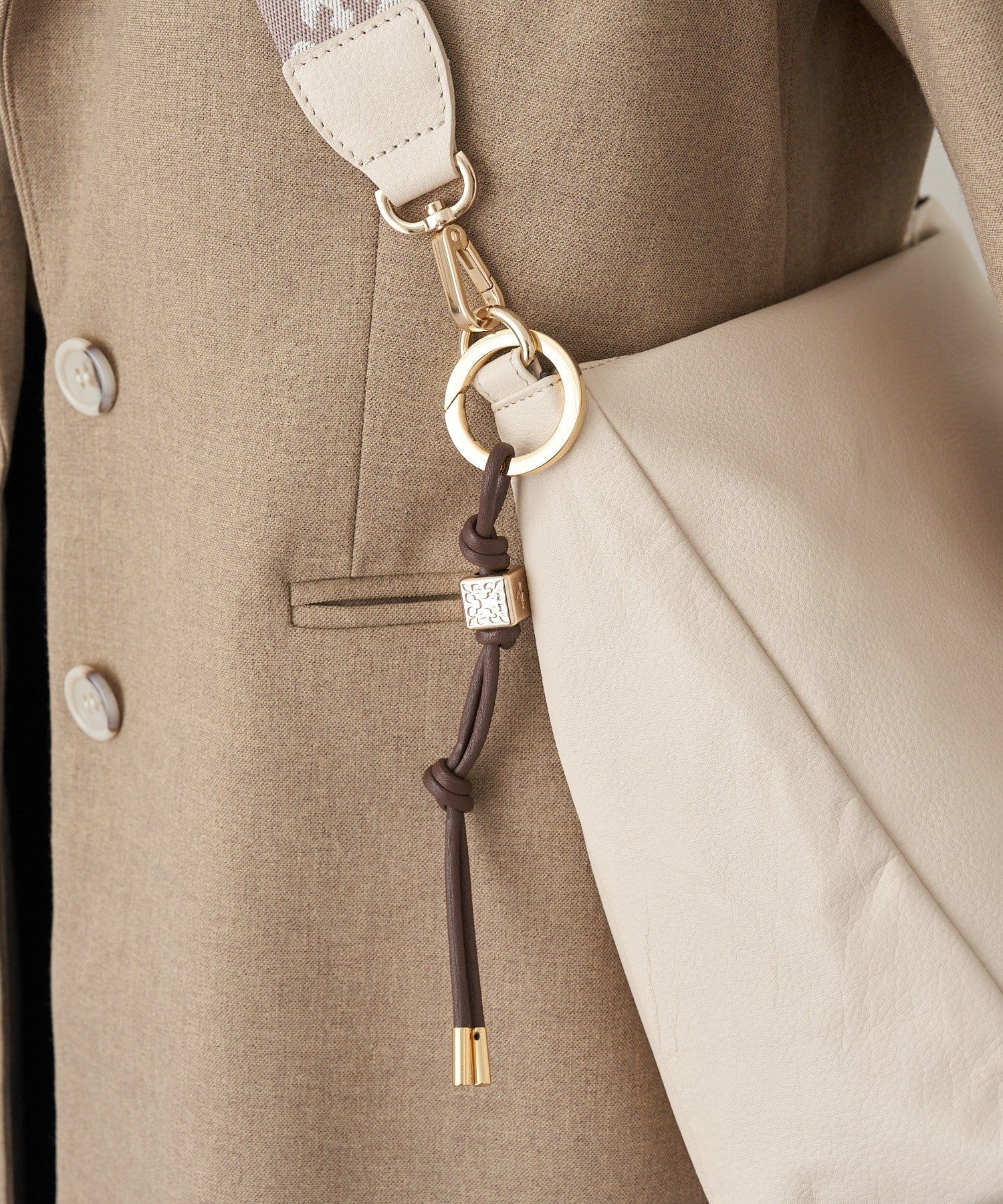 russet(ラシット) レザーコードバッグチャーム