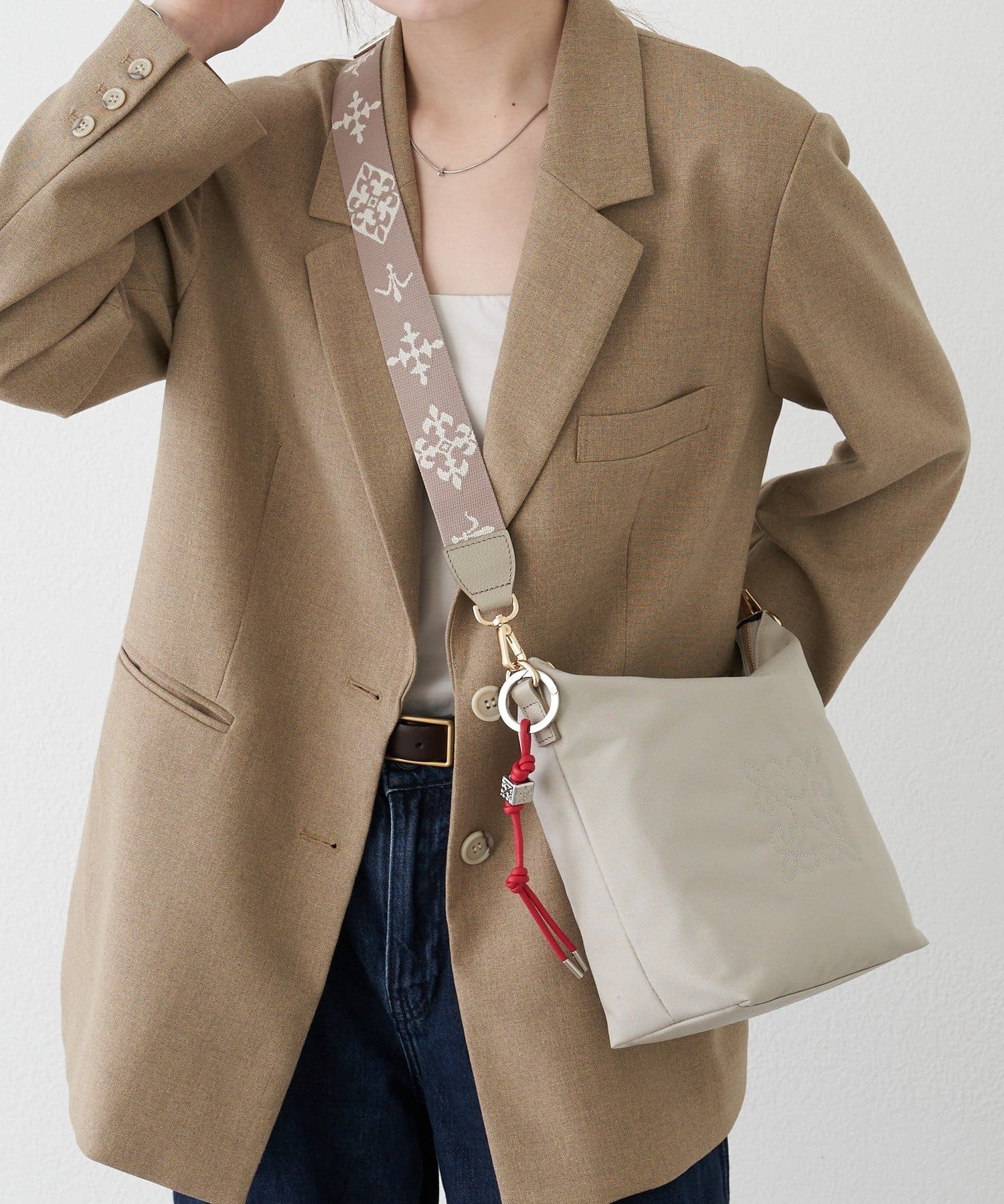 russet(ラシット) レザーコードバッグチャーム