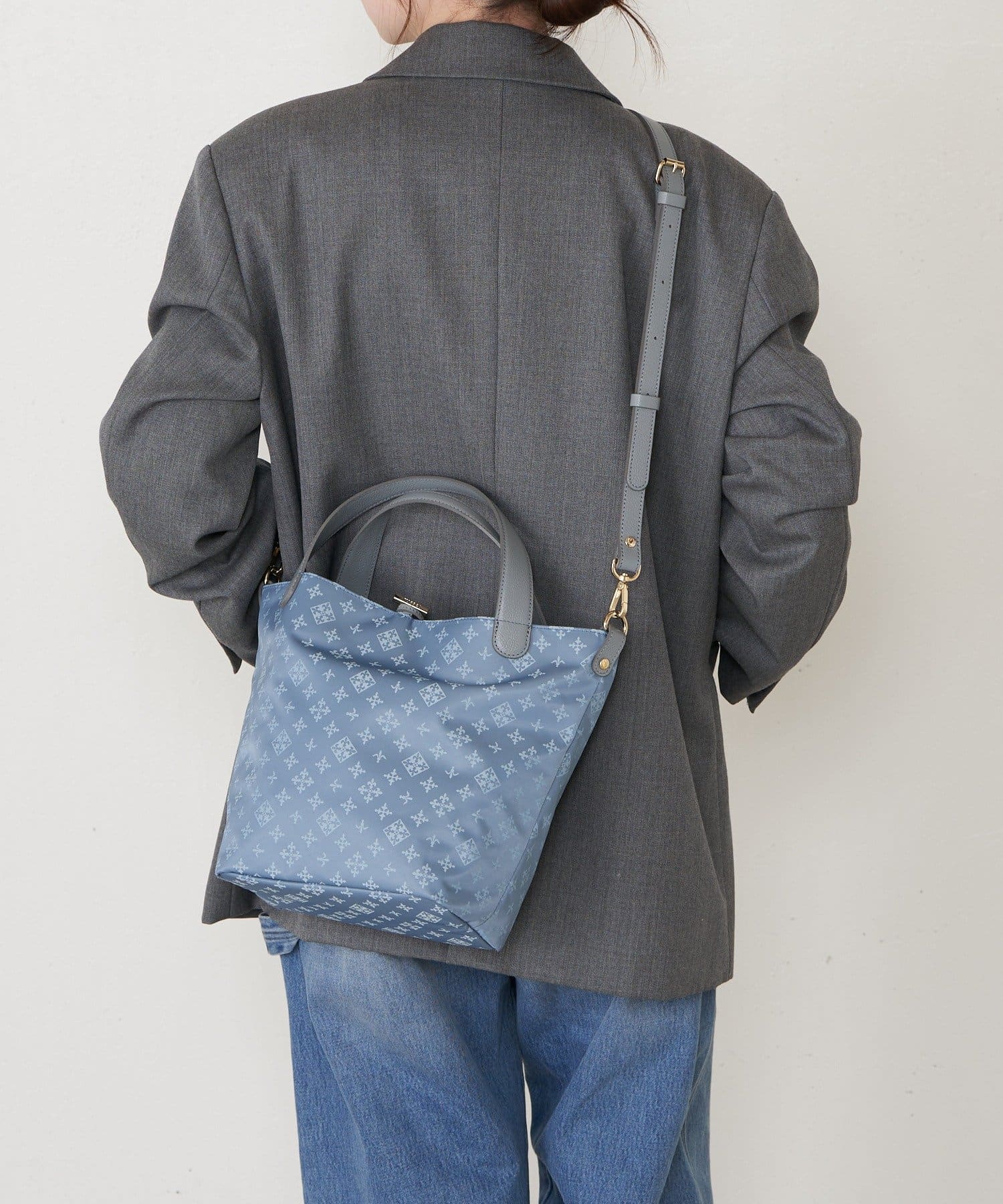 russet(ラシット) ナイロンジャガード2WAYミニトートバッグ