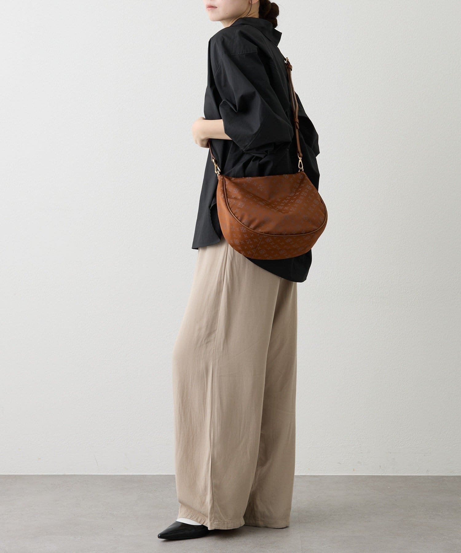 russet(ラシット) ナイロンジャガード2WAYショルダーバッグ