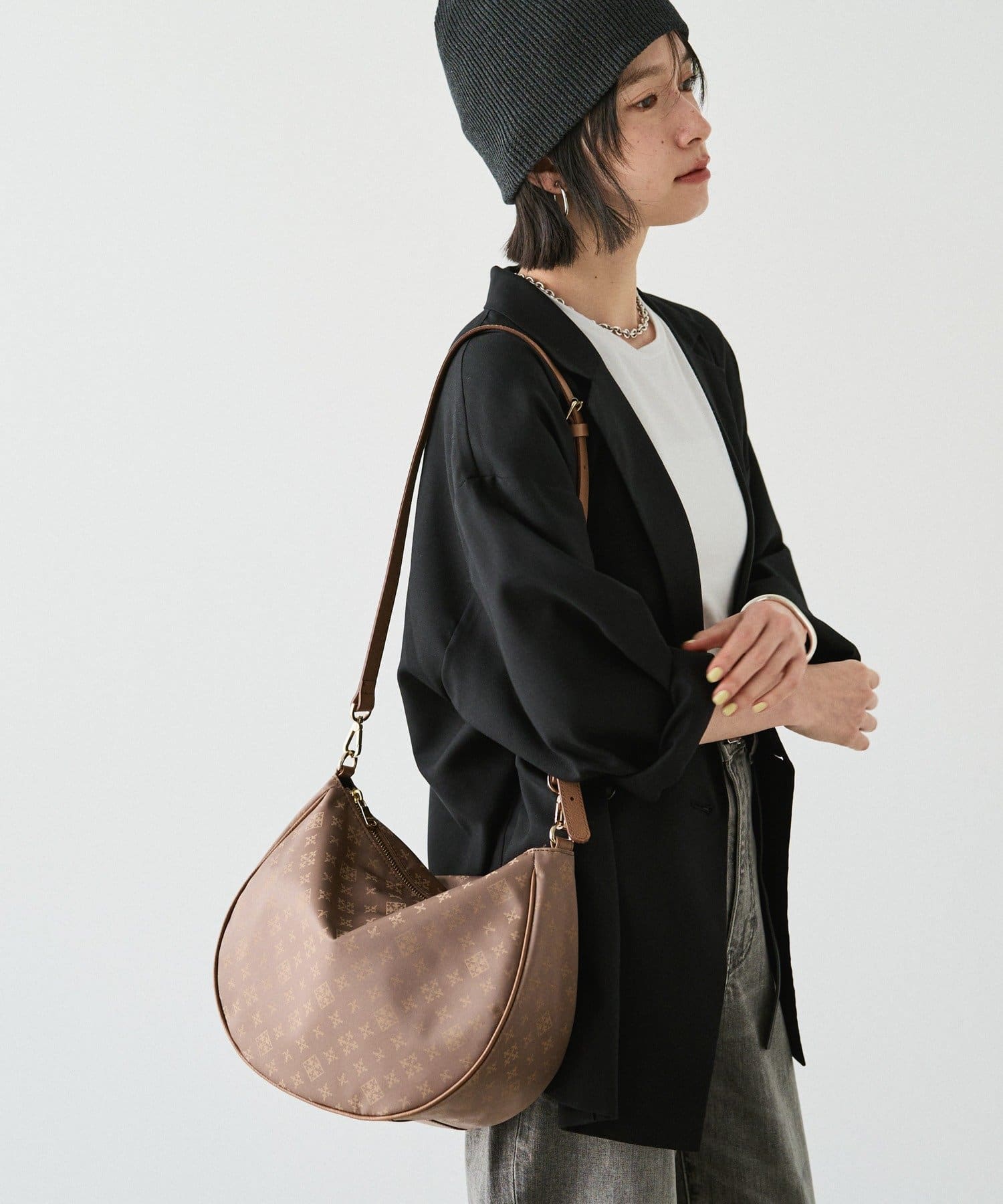 russet(ラシット) ナイロンジャガード2WAYショルダーバッグ