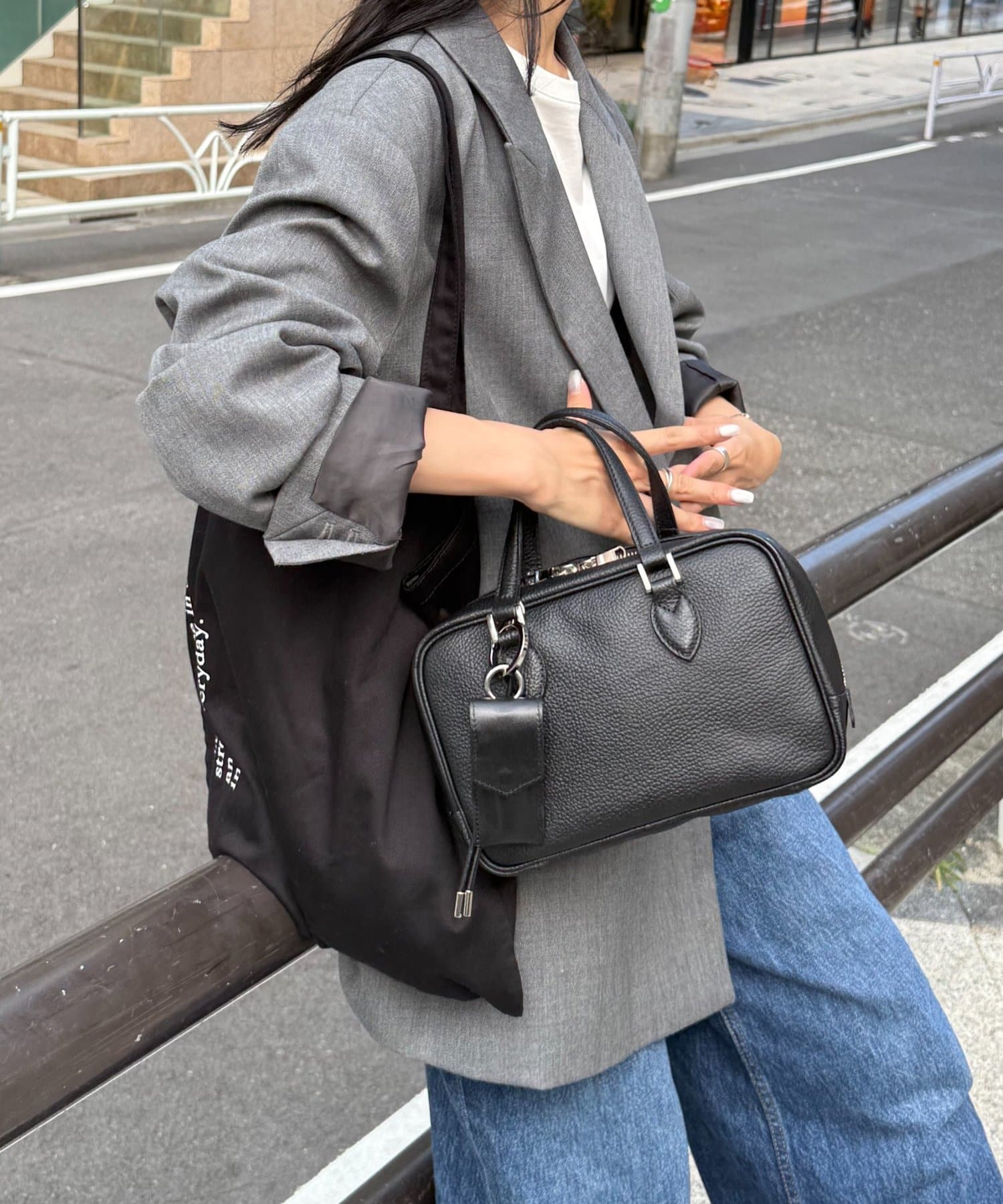 russet(ラシット) 【8/14(木) 12:00予約スタート】シュリンクレザー2WAYミニボストンバッグ
