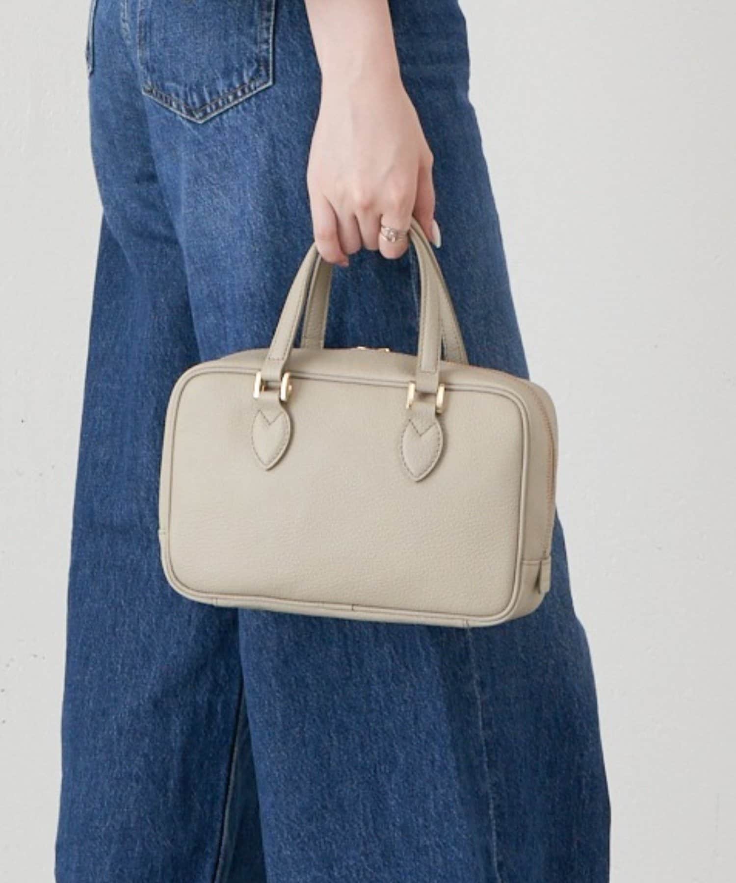 russet(ラシット) シュリンクレザー2WAYミニボストンバッグ