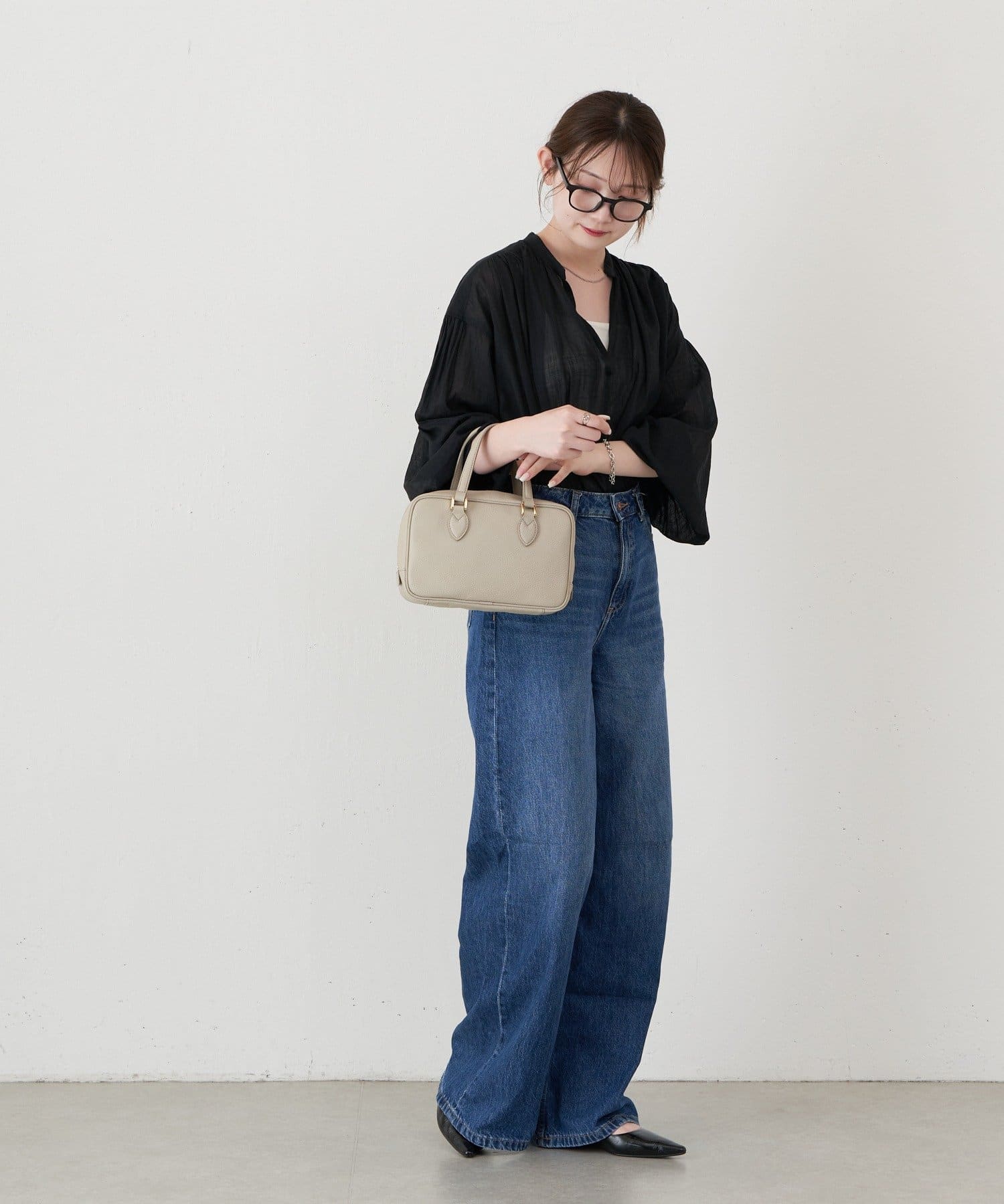 russet(ラシット) シュリンクレザー2WAYミニボストンバッグ