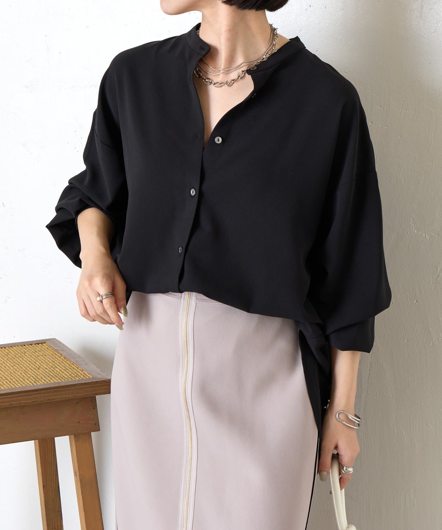Jena　espace merveilleux(ジェナ　エスパスメルヴェイユ) バックラッフルシャツ