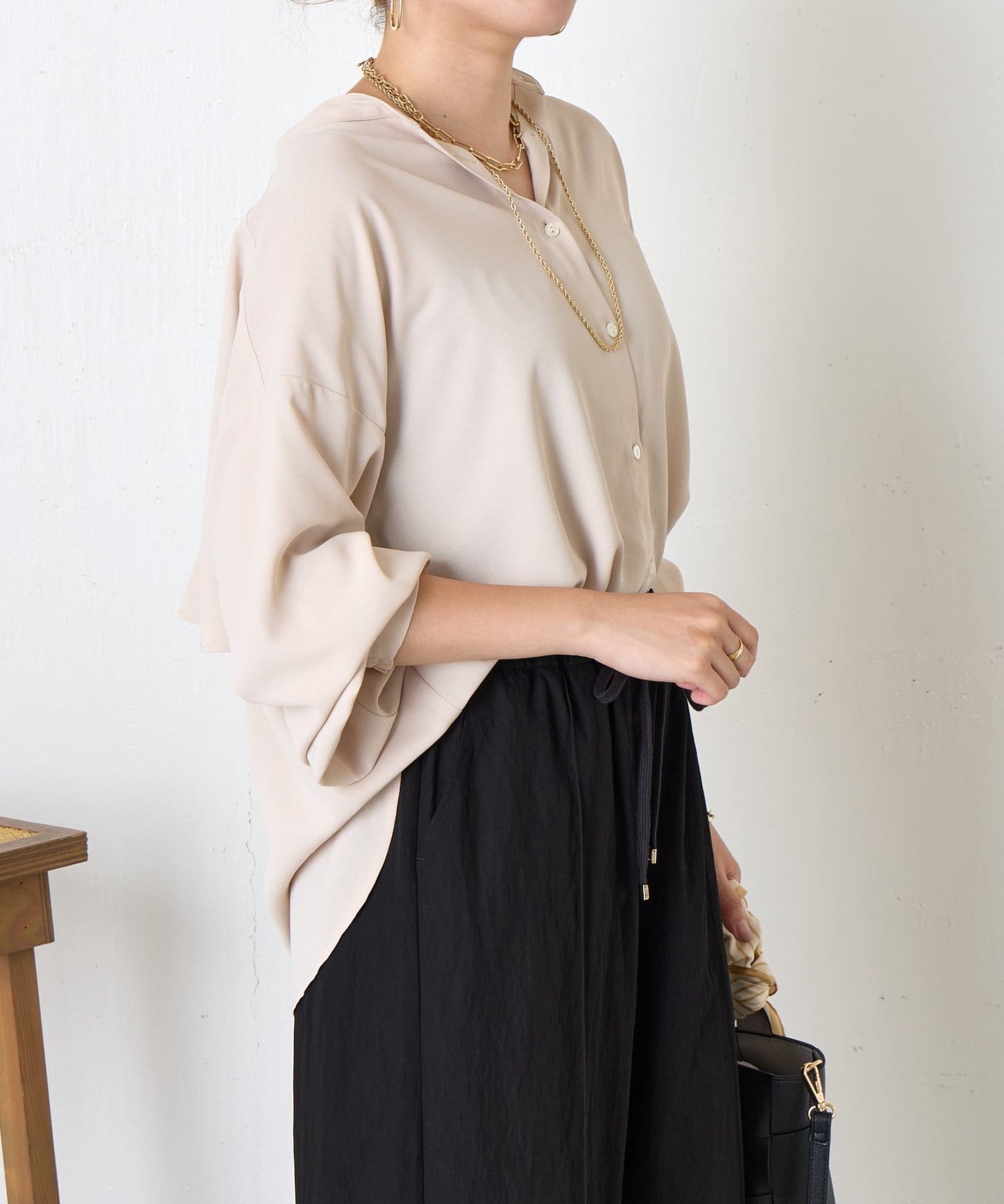 Jena　espace merveilleux(ジェナ　エスパスメルヴェイユ) バックラッフルシャツ