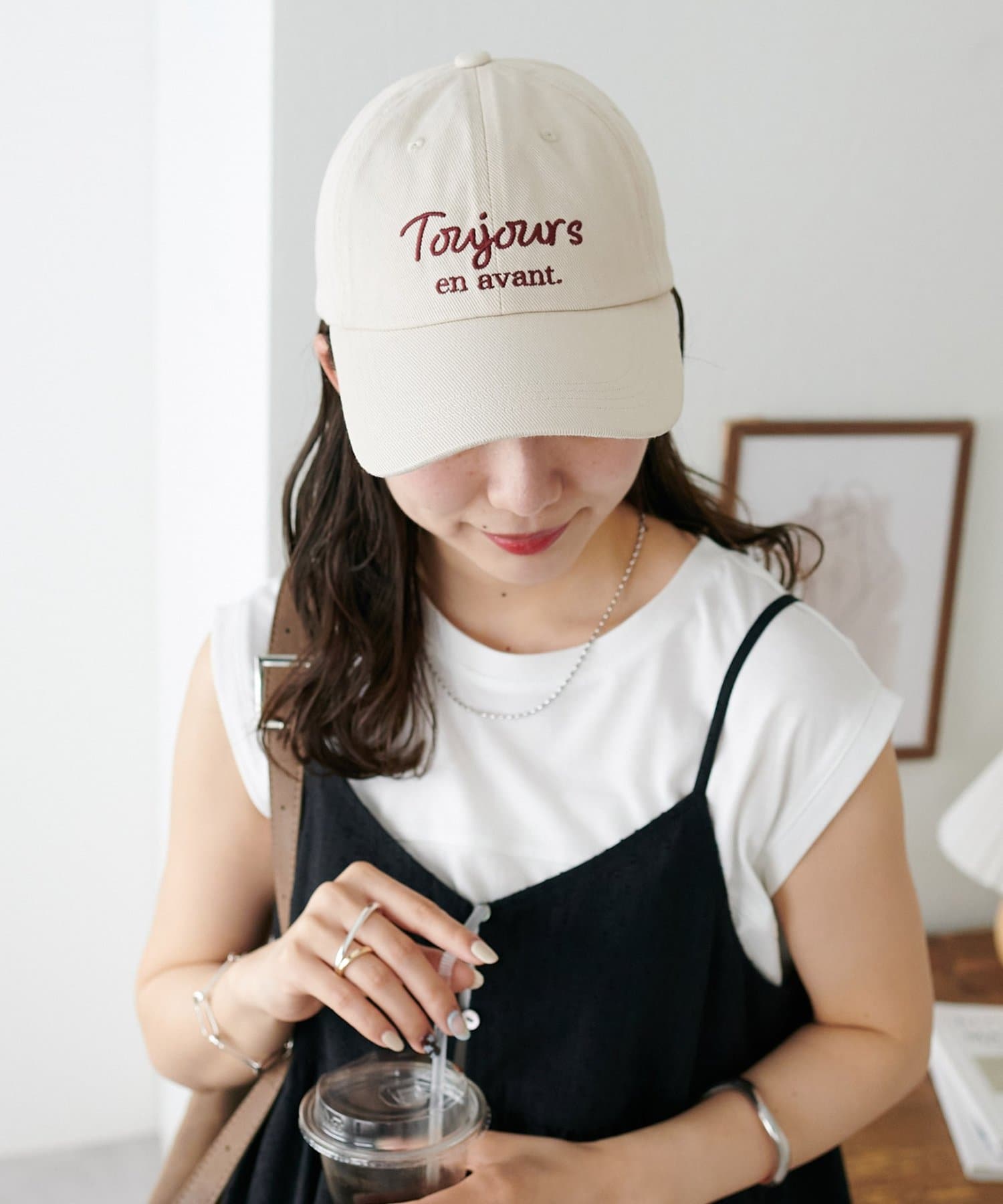 DISCOAT(ディスコート) ウォッシュツイル刺繍CAP