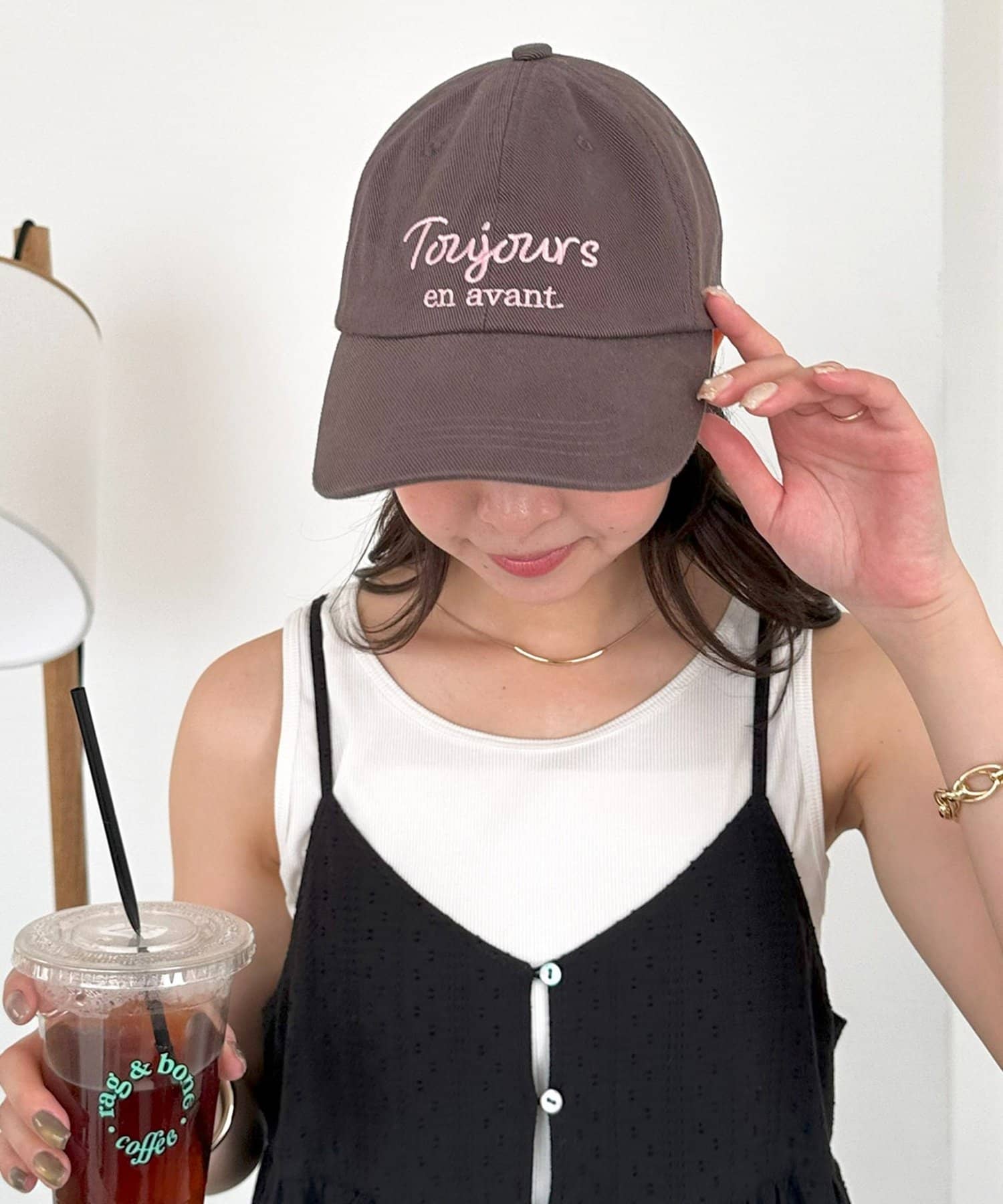 ウォッシュツイル刺繍CAP | DISCOAT(ディスコート)レディース