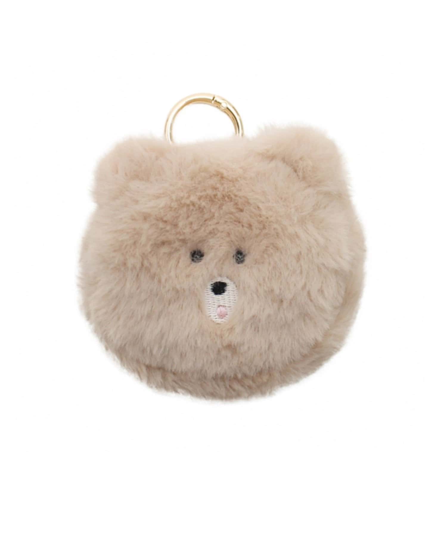 DISCOAT(ディスコート) レディース スフレアニマルミニポーチ ベージュ