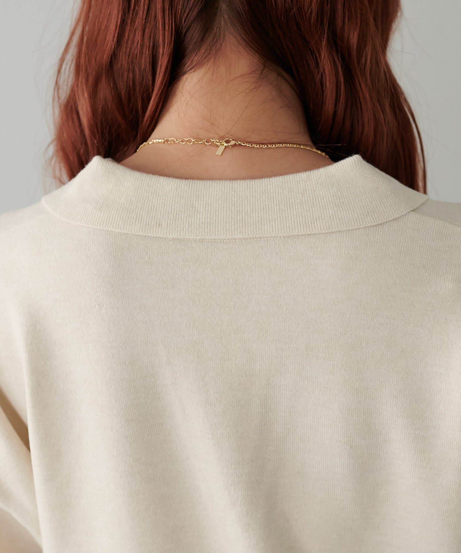 DISCOAT(ディスコート) 【もちもち素材/大人の抜け感】モチモチスキッパープルオーバー《WEB限定カラーあり》