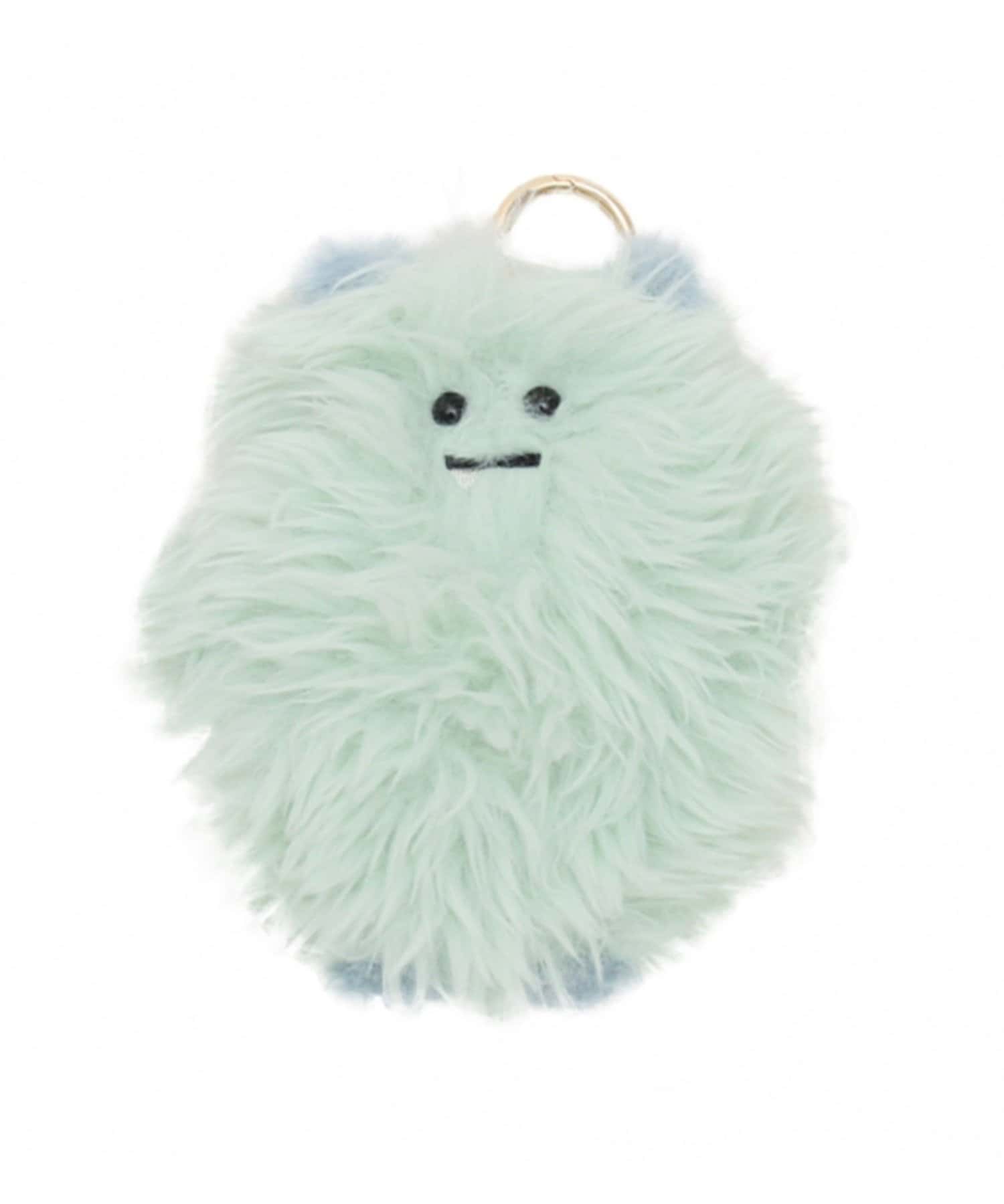 DISCOAT(ディスコート) レディース スフレアニマルキーリングポーチ ブルー