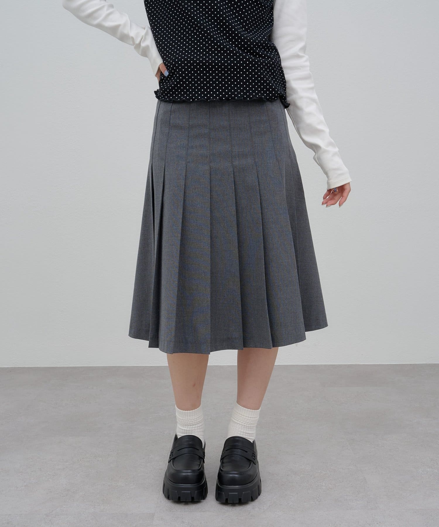 SALE【AMI】プリーツ ミディスカート eimy istoire スカート プリーツミディスカート : ZOZOTOWN