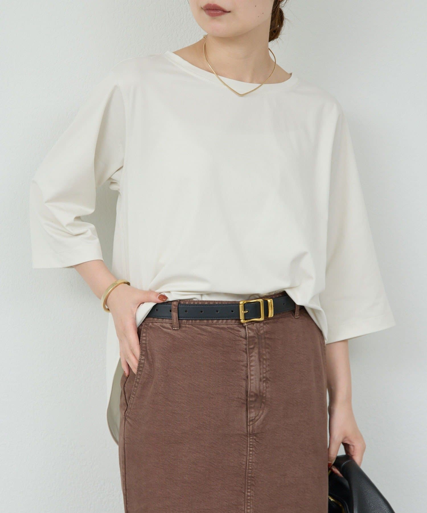 GALLARDAGALANTE(ガリャルダガランテ) 【セットアップ対応】キュプラジャージーラウンドTee