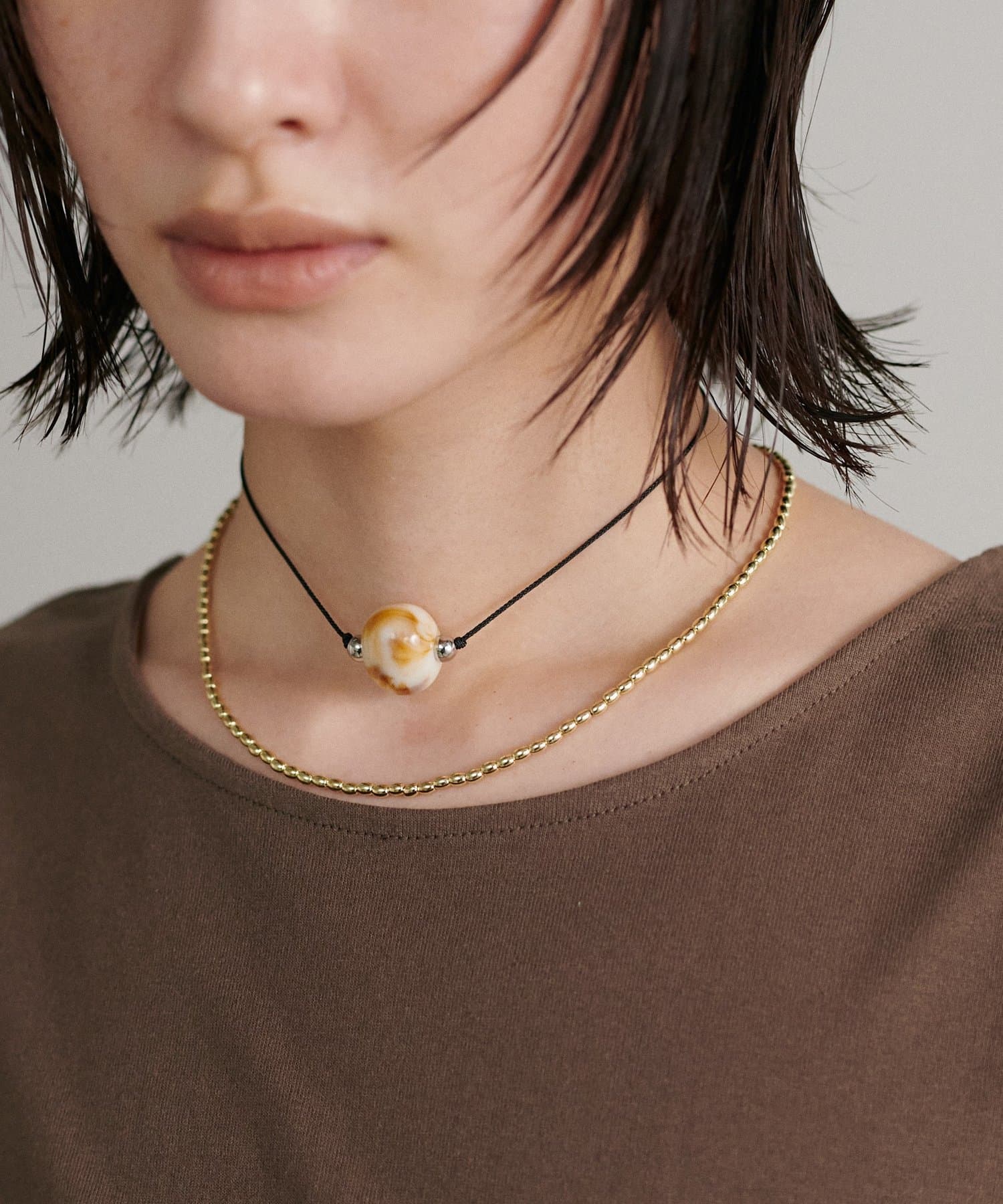 LARUTA(ラルータ) ［WEB限定］ライスチェーンネックレス