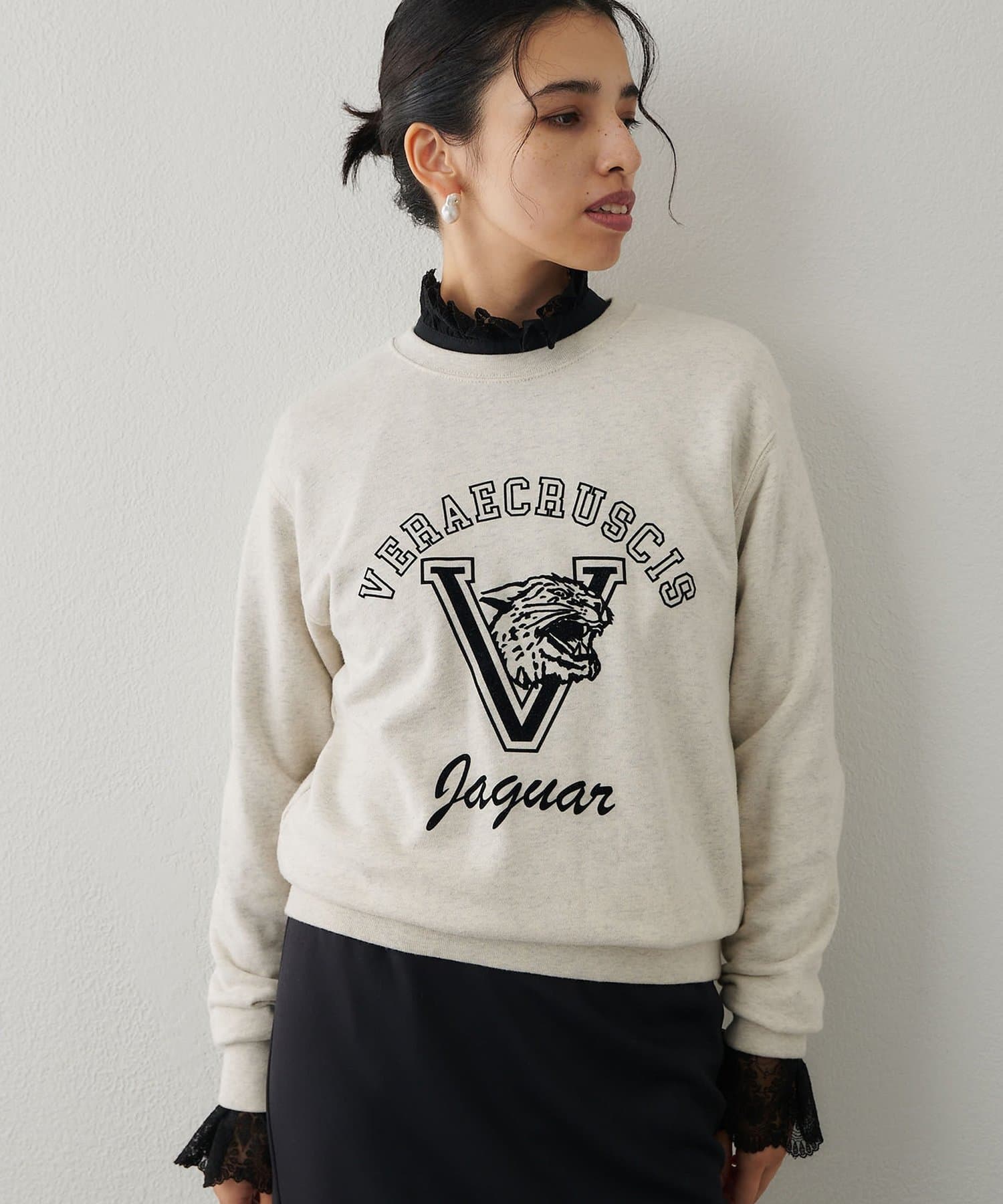 新品　Whim Gazette フロッキーLOGOスウェット Whim Gazette 【ウィムガゼット】フロッキーLOGOスウェット