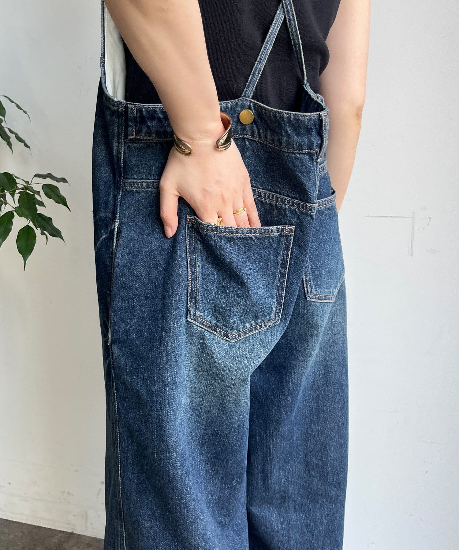 DOUDOU(ドゥドゥ) 【完売カラー再追加！/WEB限定】 デニムオールインワン