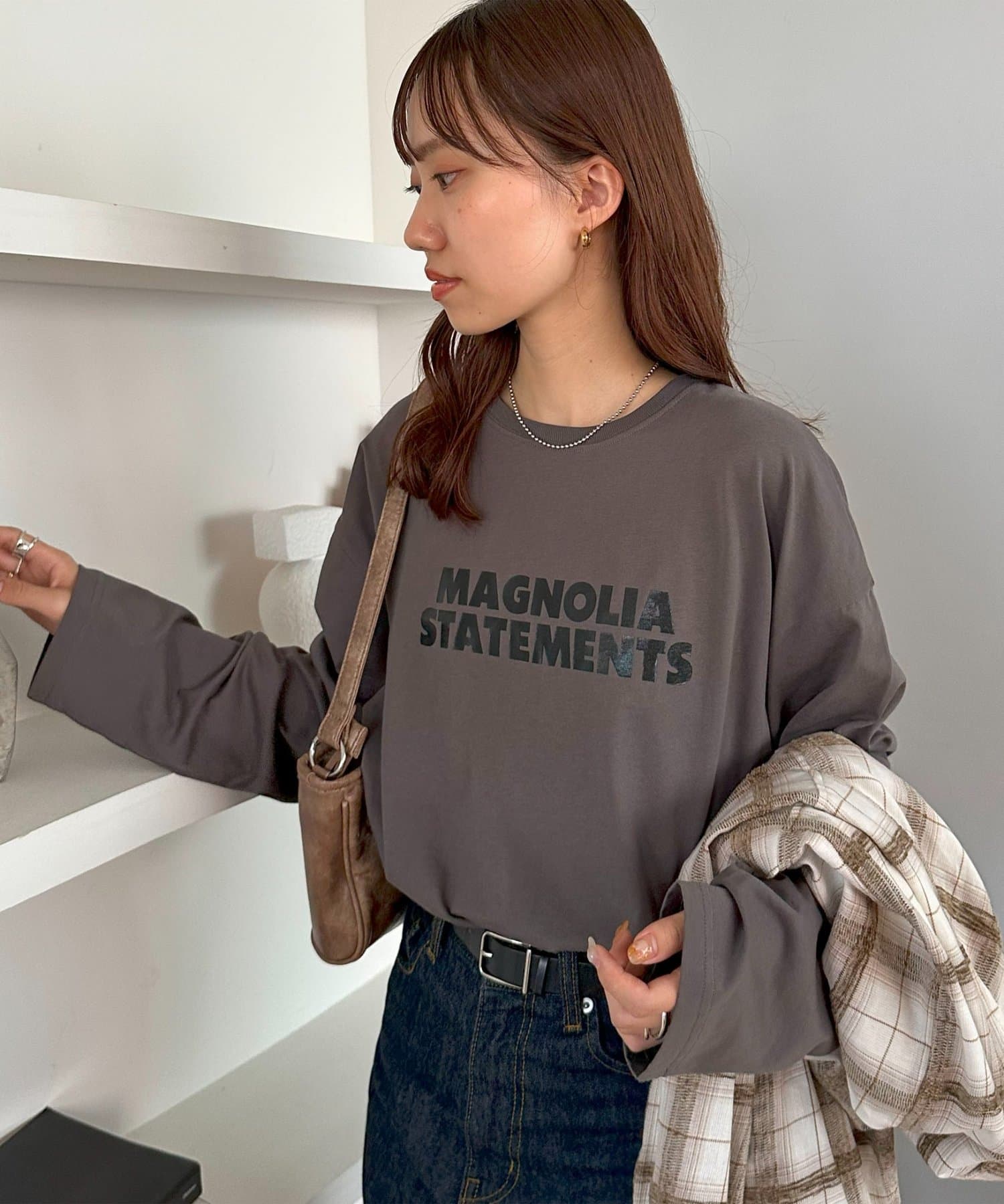 DISCOAT(ディスコート) 【ユニセックス】MAGNOLIAロゴロンT