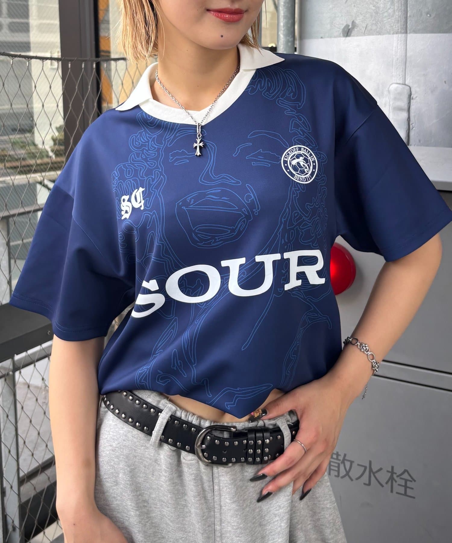 WHO’S WHO gallery(フーズフーギャラリー) 【SOUR CREAM/サワークリーム】モンローサッカーユニフォームTEE