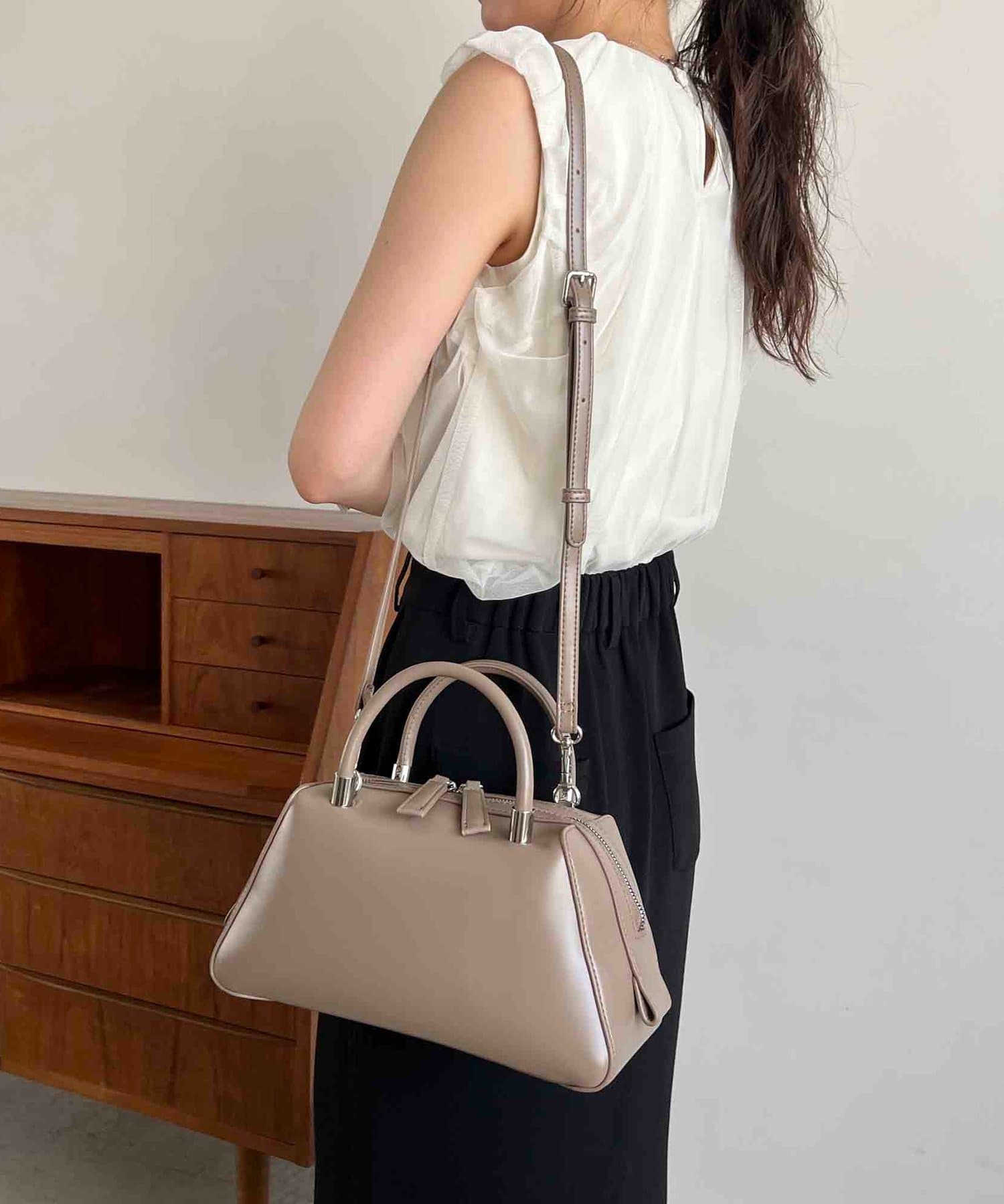CAPRICIEUX LE'MAGE(カプリシュレマージュ) 2WAY台形ボストンバッグ
