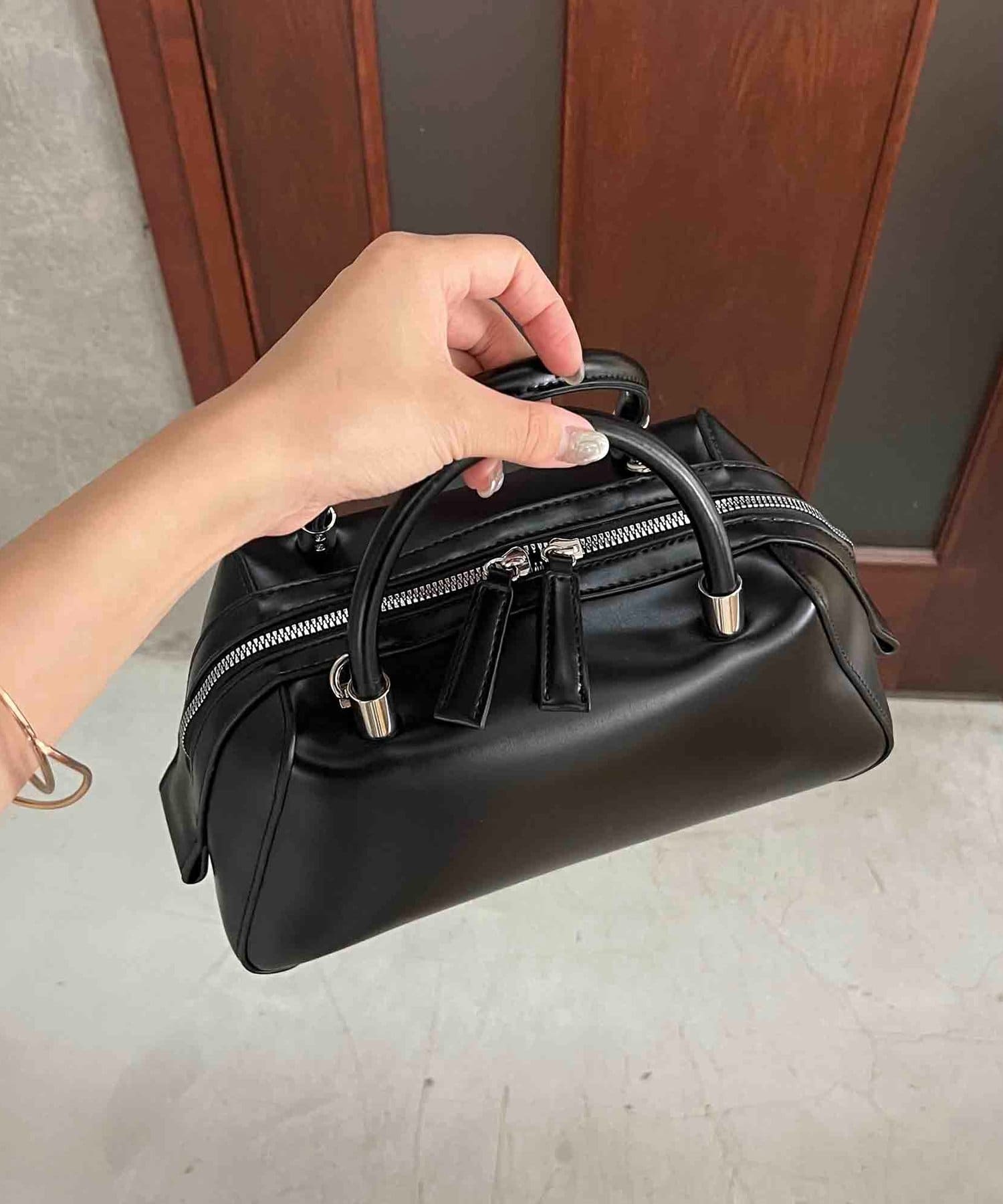 CAPRICIEUX LE'MAGE(カプリシュレマージュ) 2WAY台形ボストンバッグ