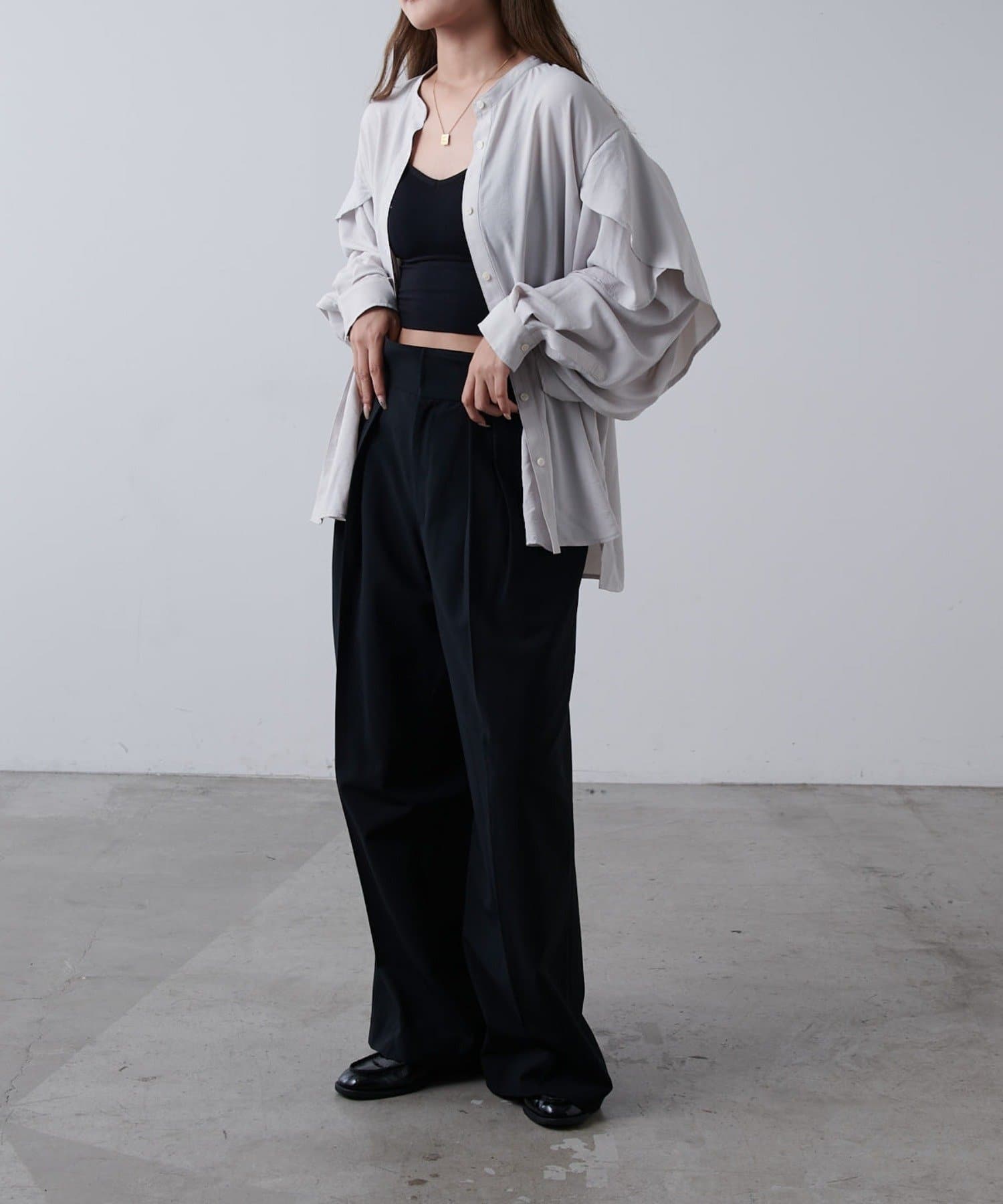 ラッフルスリーブシャツ | Lui 