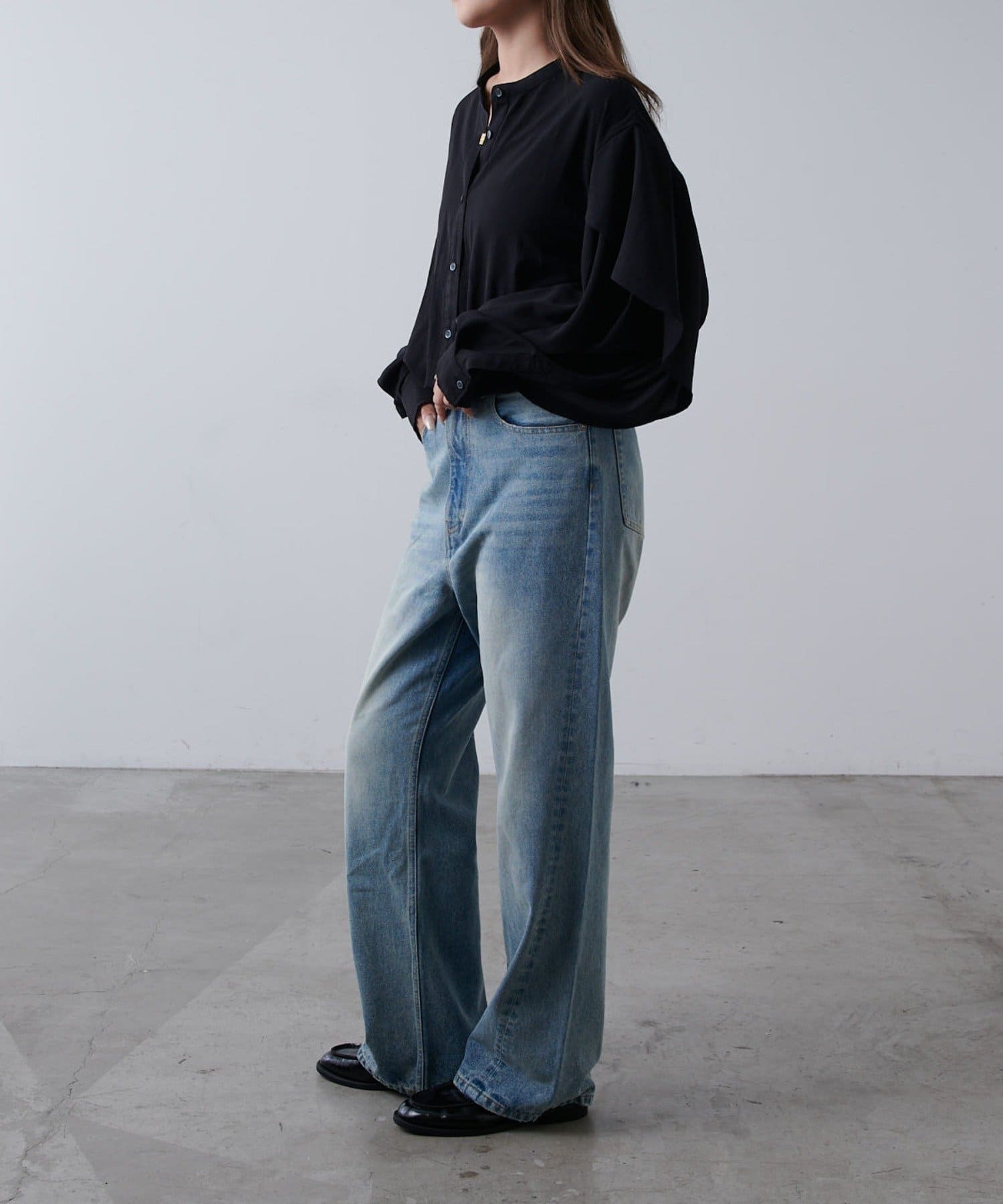 Lui's(ルイス) ラッフルスリーブシャツ