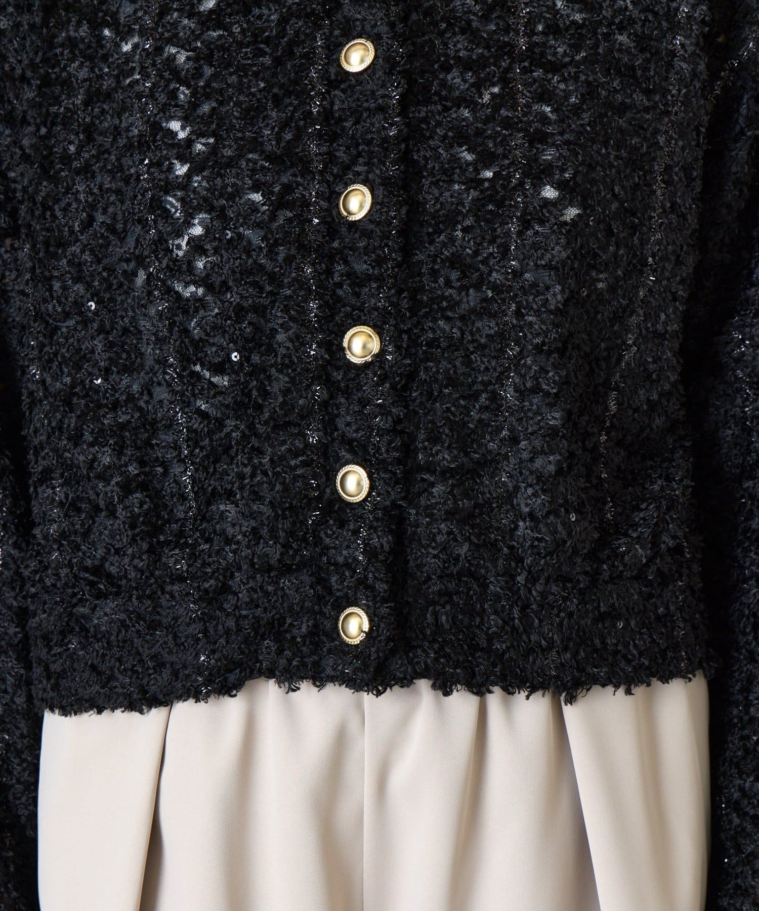 Jena　espace merveilleux(ジェナ　エスパスメルヴェイユ) レース刺繍ジャケット